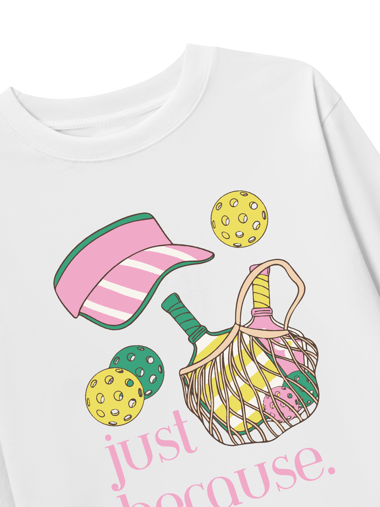 Áo Thun Dài Tay Pickleball Just Because