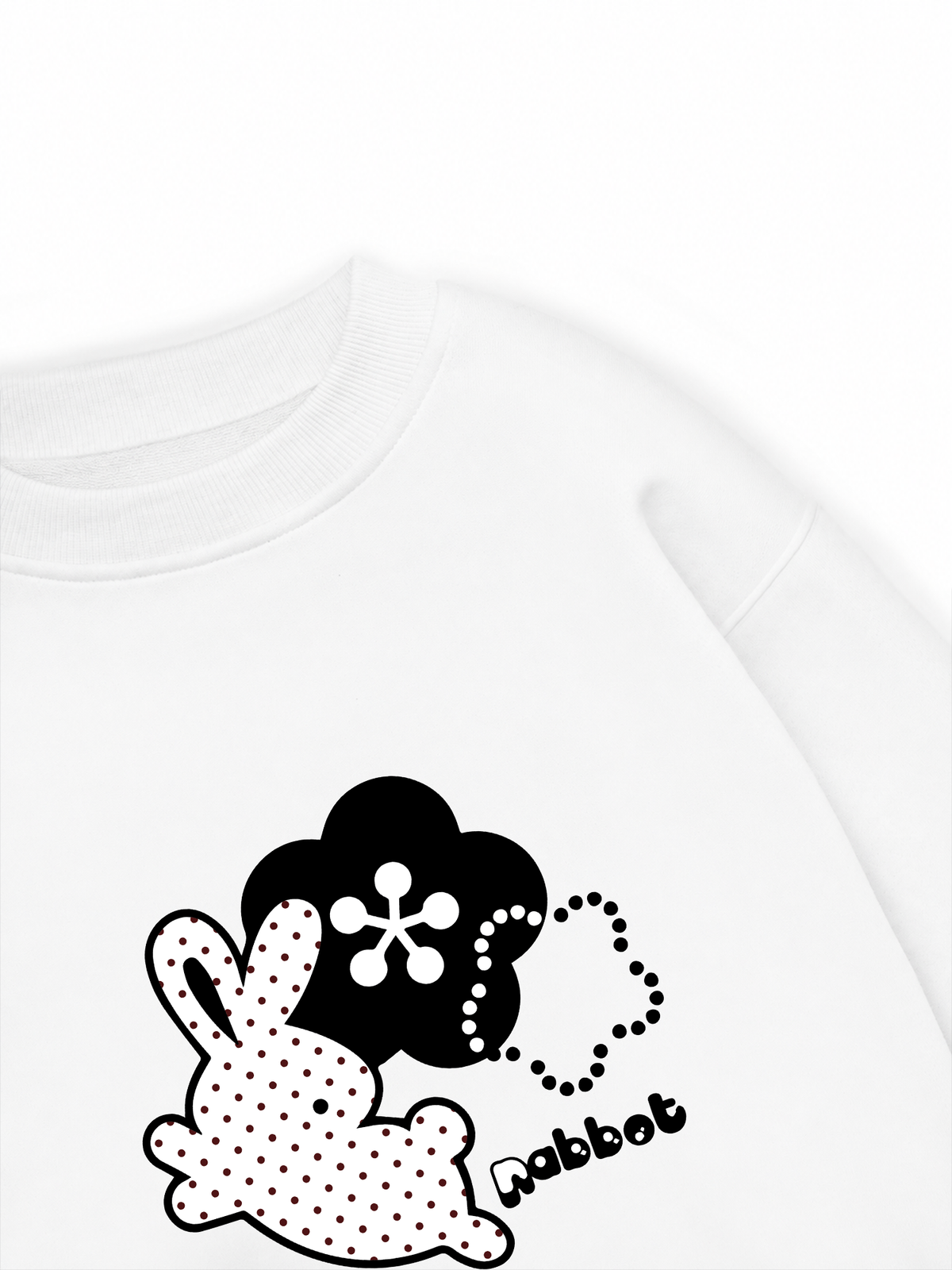 Áo Sweater Nỉ Hai Da Dotty Mood Cute Bunny