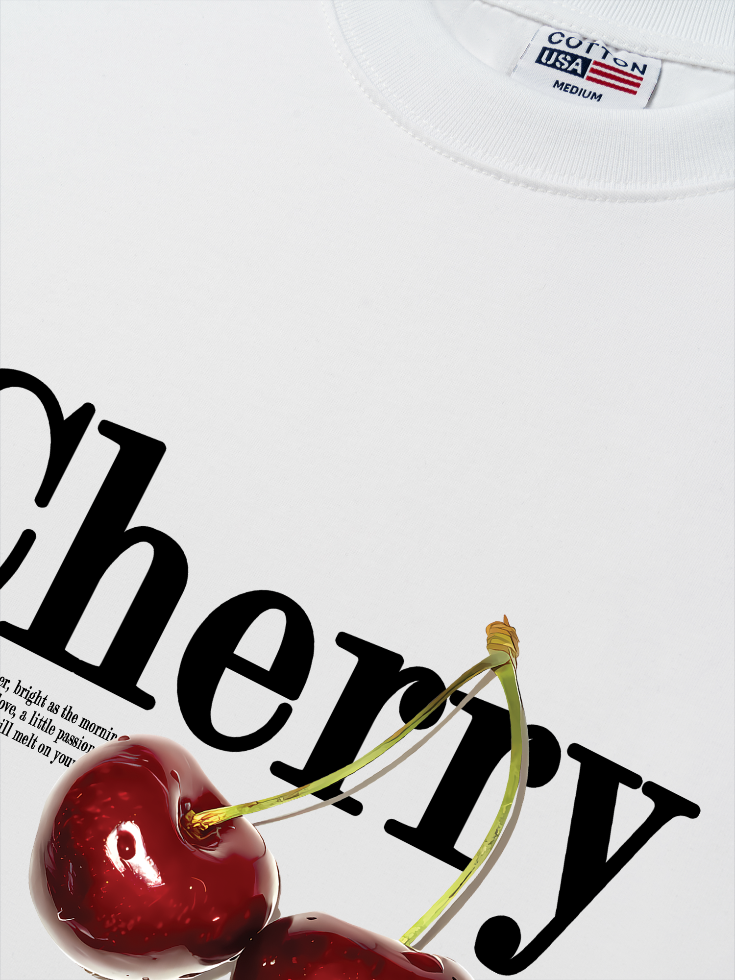 Áo Thun Relaxed Fit Cherry Fresh