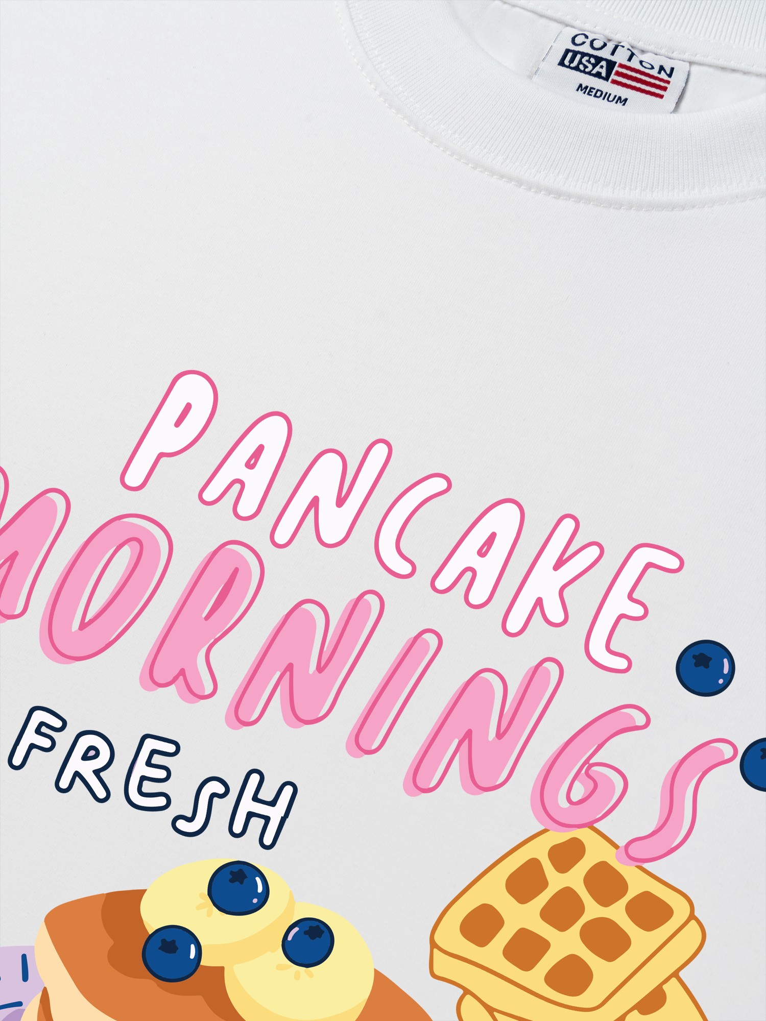 Áo Thun Relaxed Fit Pancake Morning Fresh