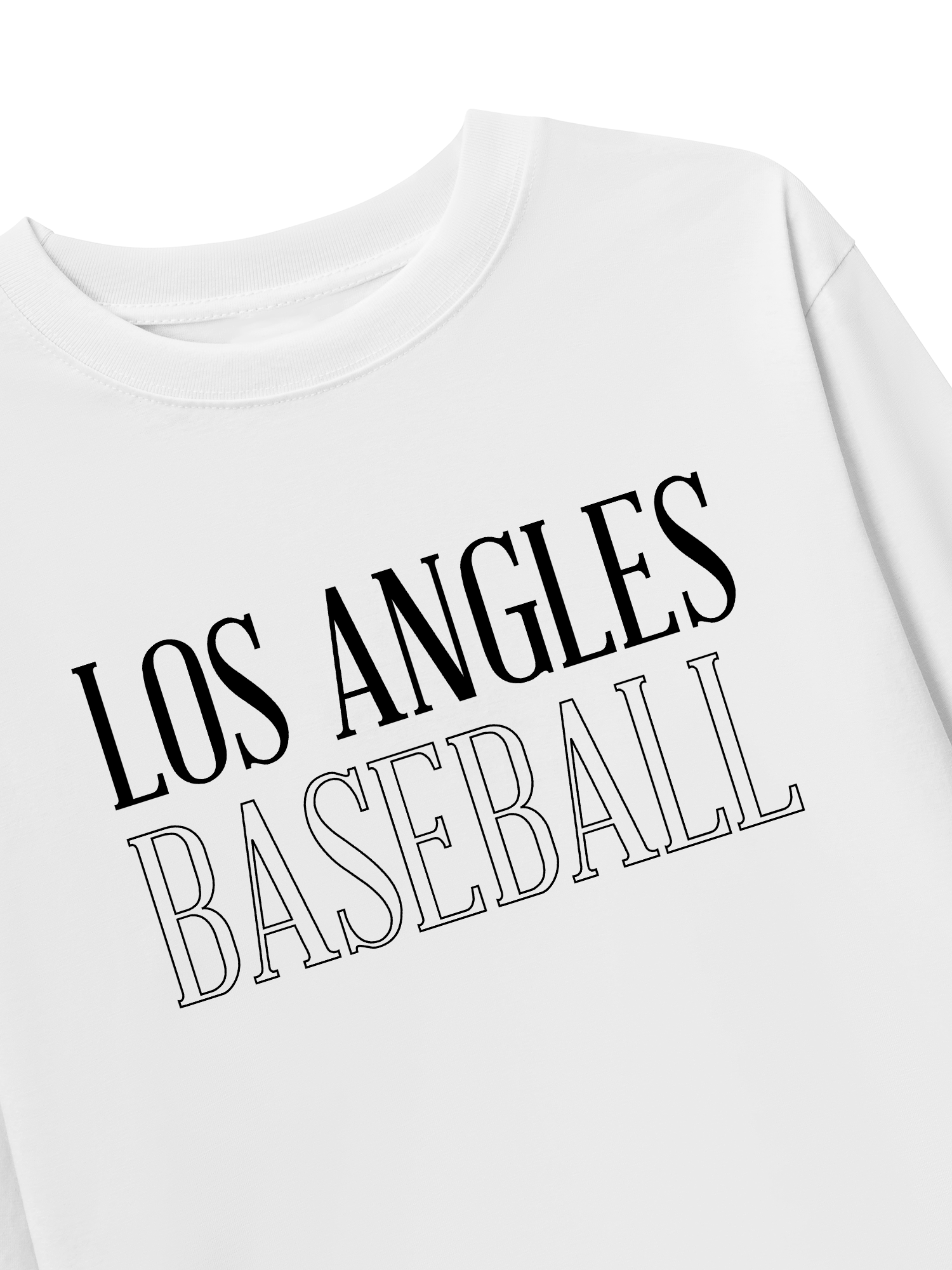 Áo Thun Dài Tay Baseball Basic Los Angles