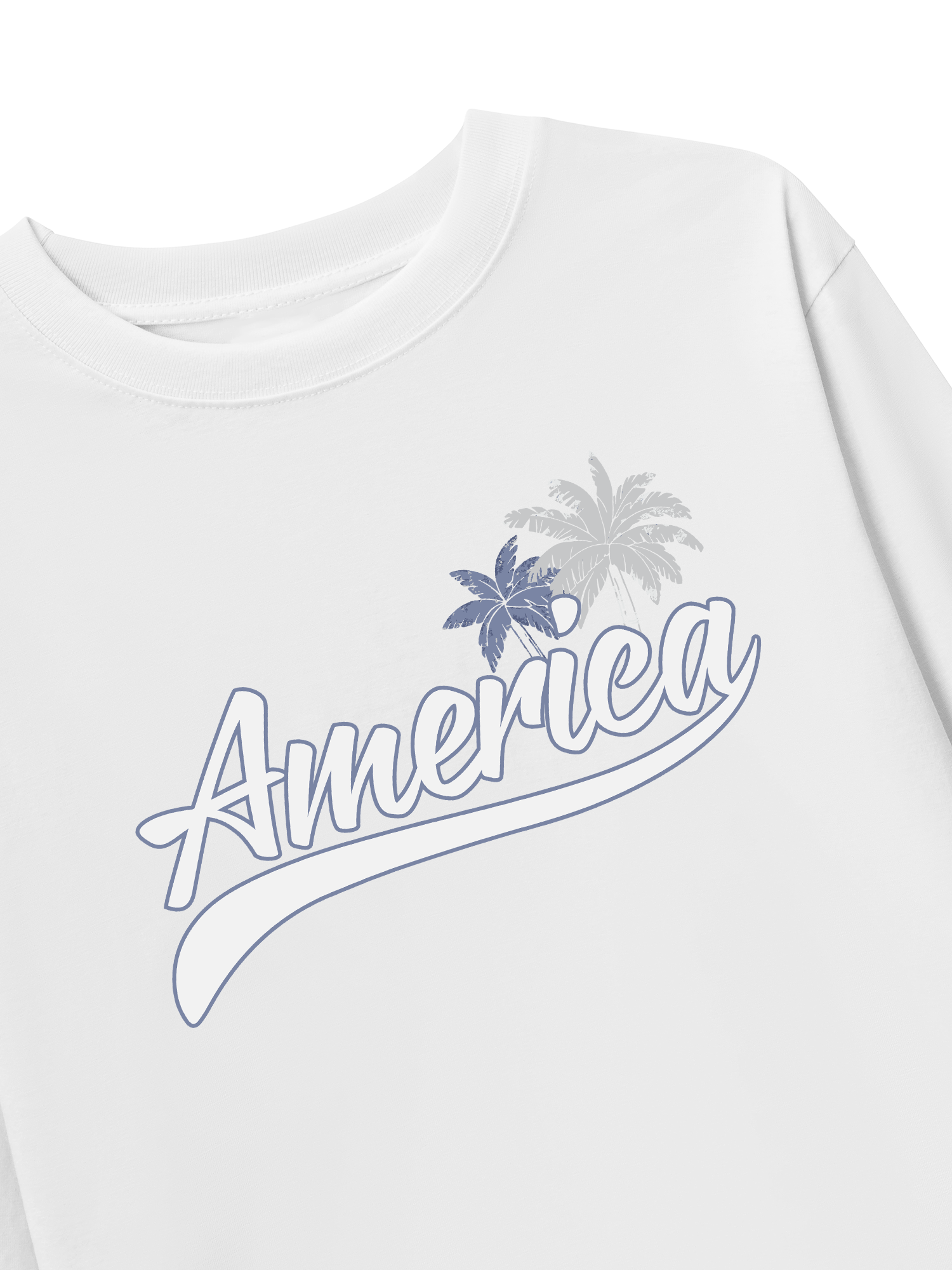 Áo Thun Dài Tay Baseball America Summer Time