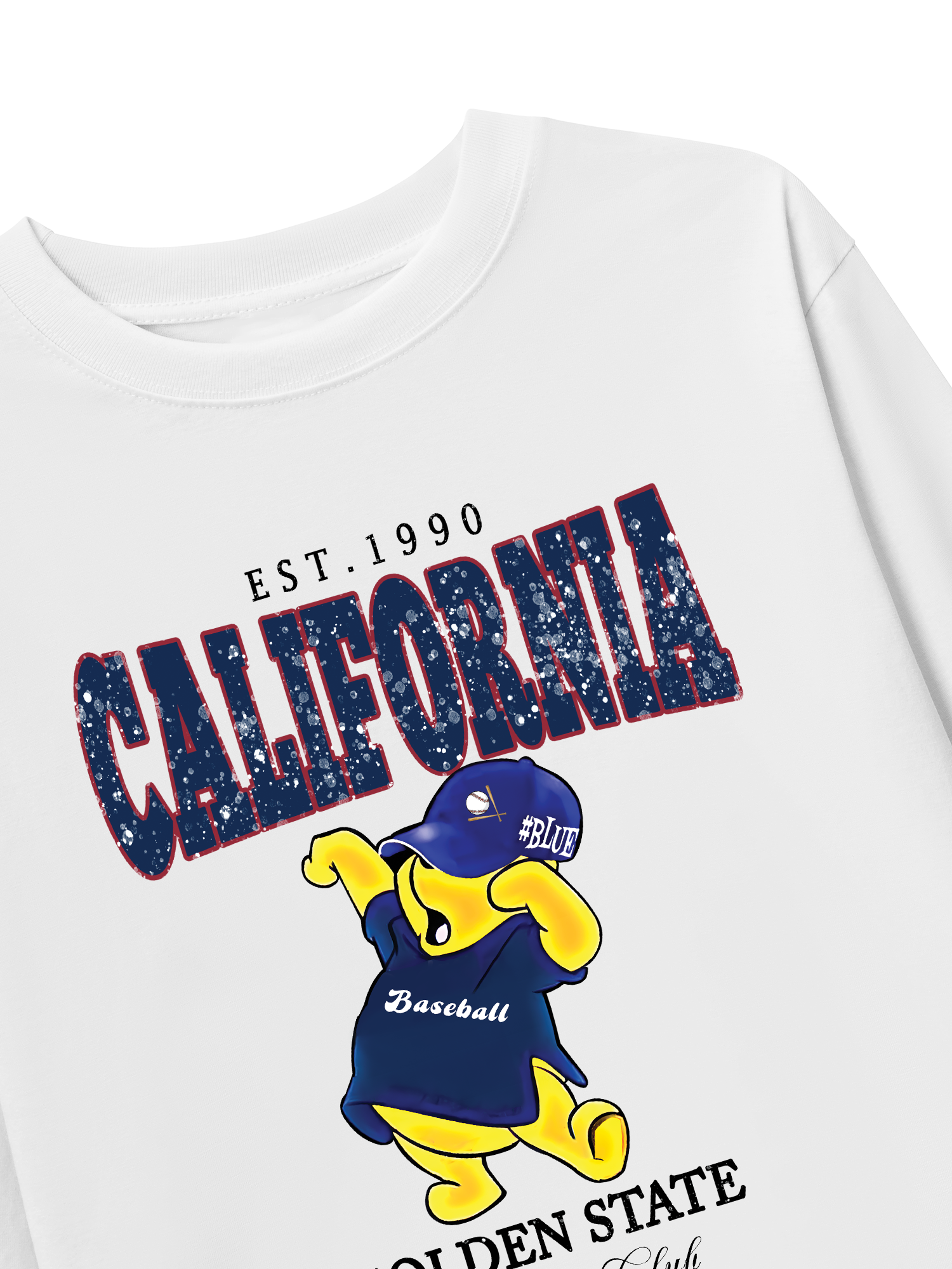 Áo Thun Dài Tay Baseball Cute Pooh