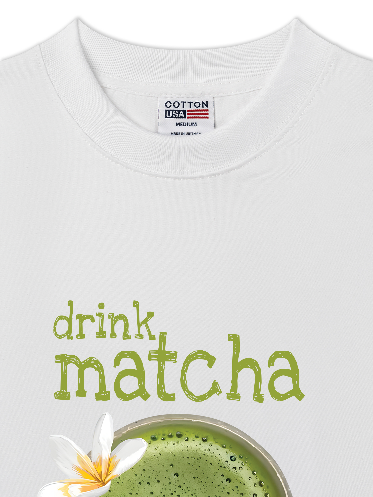 Áo Thun Relaxed Fit Daily Cup Matcha Will Fix Everything