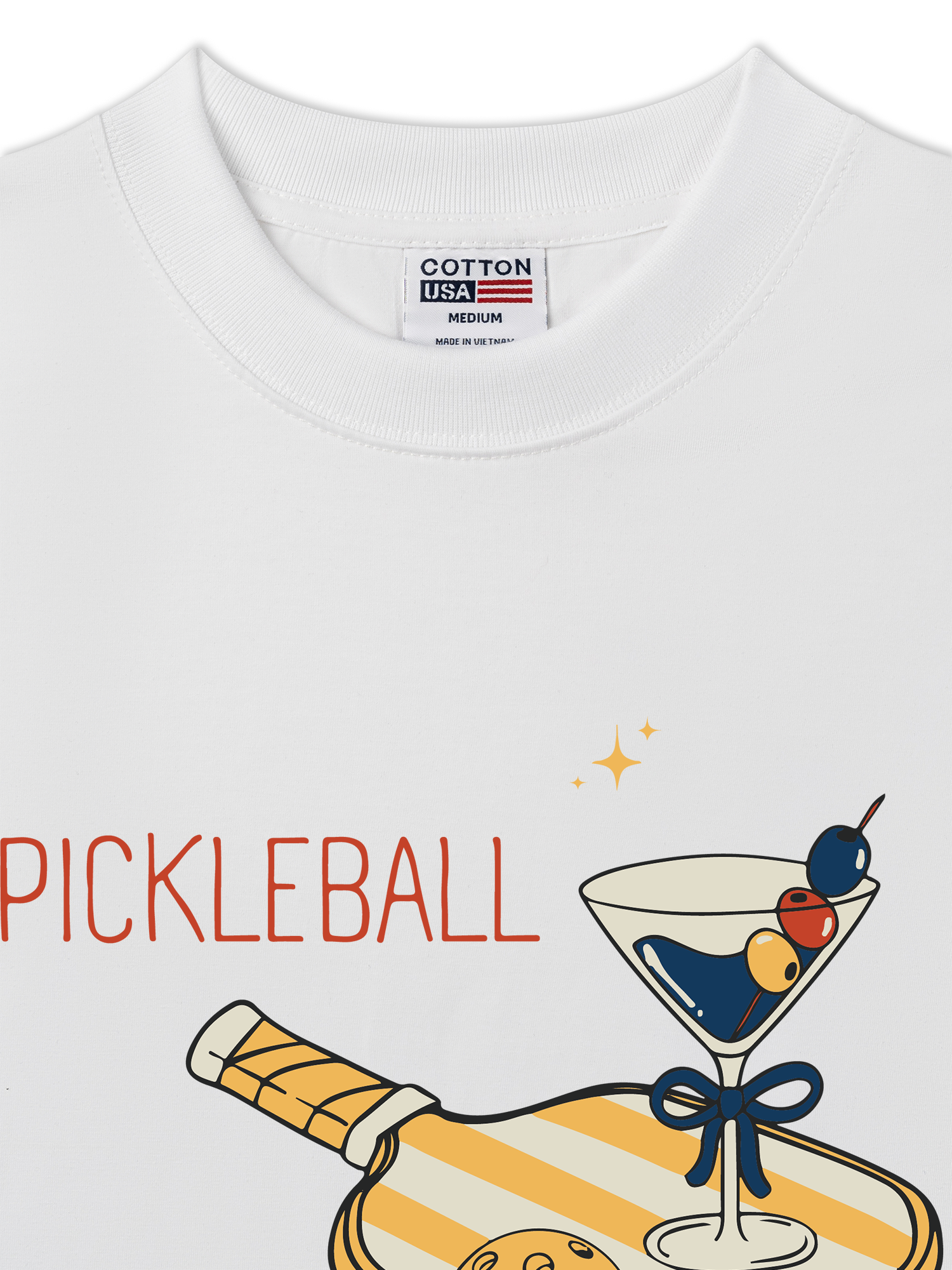 Áo Thun Relaxed Fit Pickleball Cocktail Club