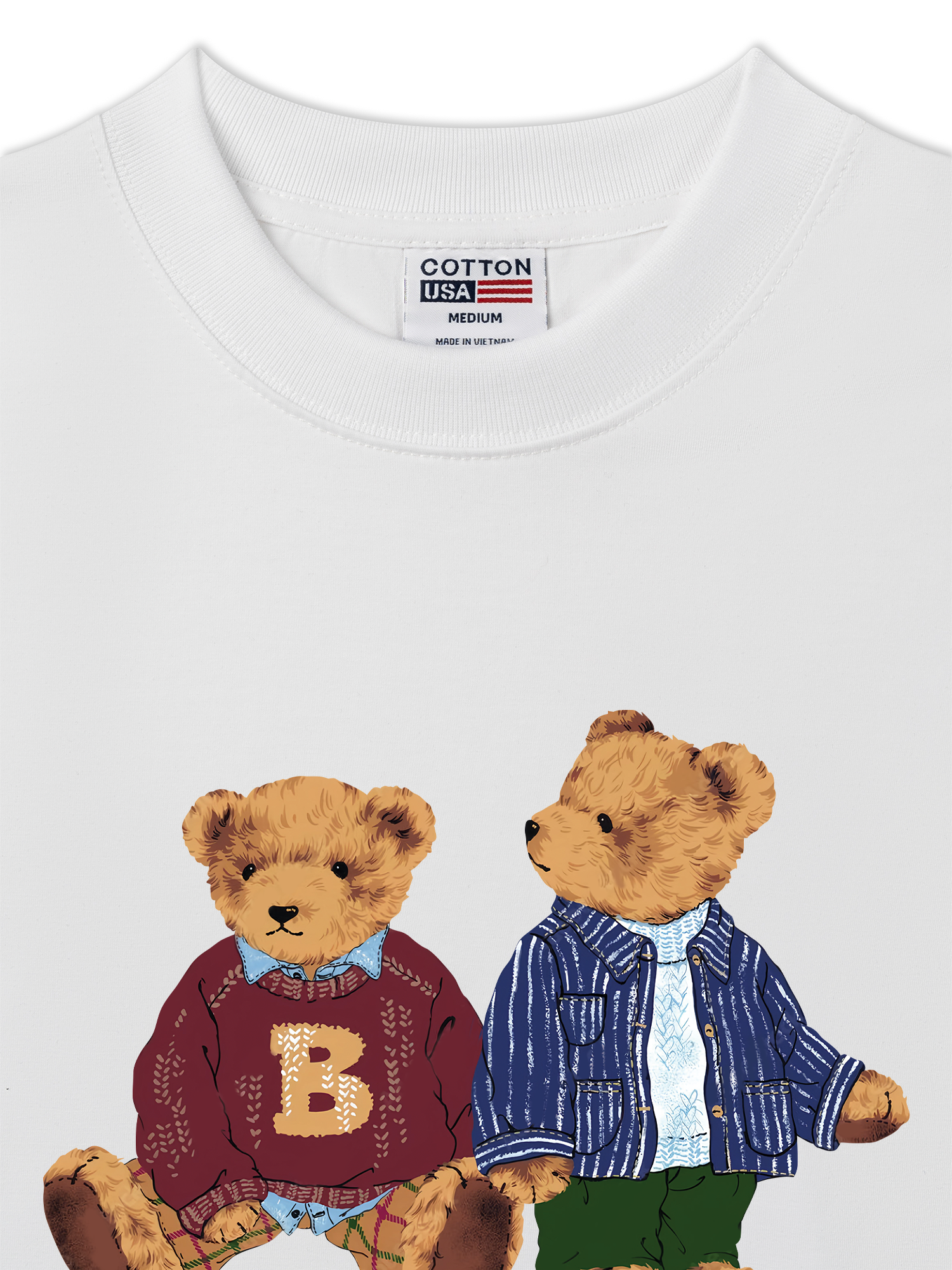 Áo Thun Relaxed Fit Brown Bear