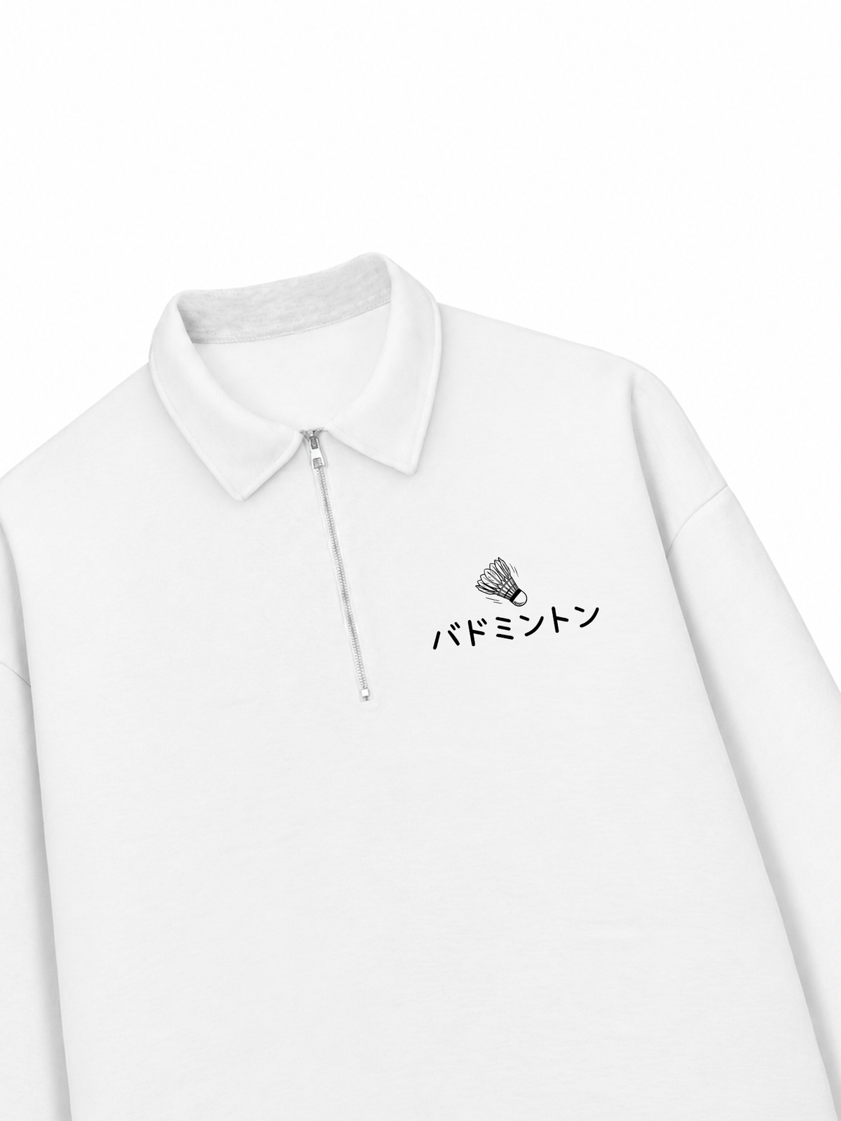 Áo Sweater Polo Nỉ Hai Da Badminton Tokyo