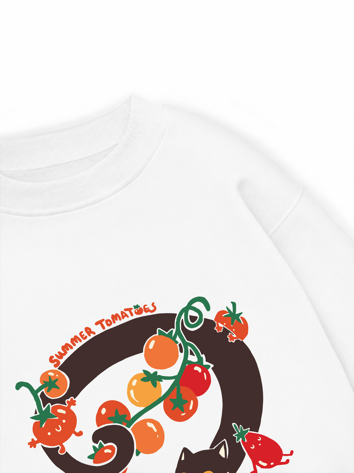 Áo Sweater Nỉ Hai Da Yummy Mood Summer Tomatoes