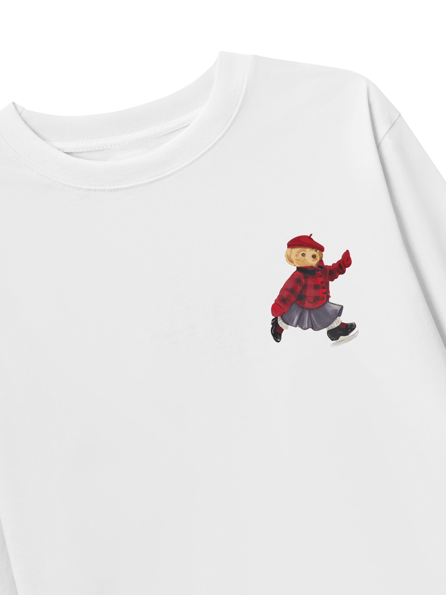 Áo Thun Dài Tay Holiday Teddy Skate