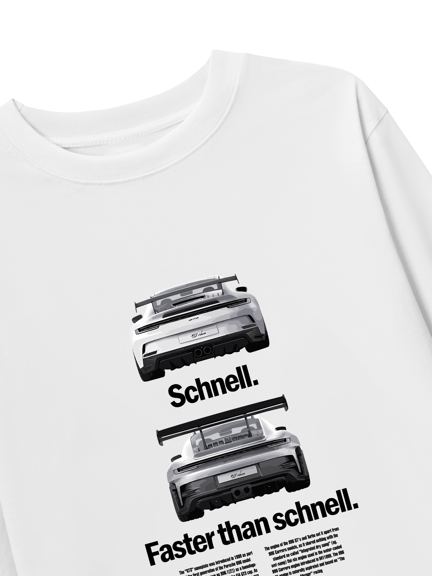 Áo Thun Dài Tay Porsche Faster Than Schnell