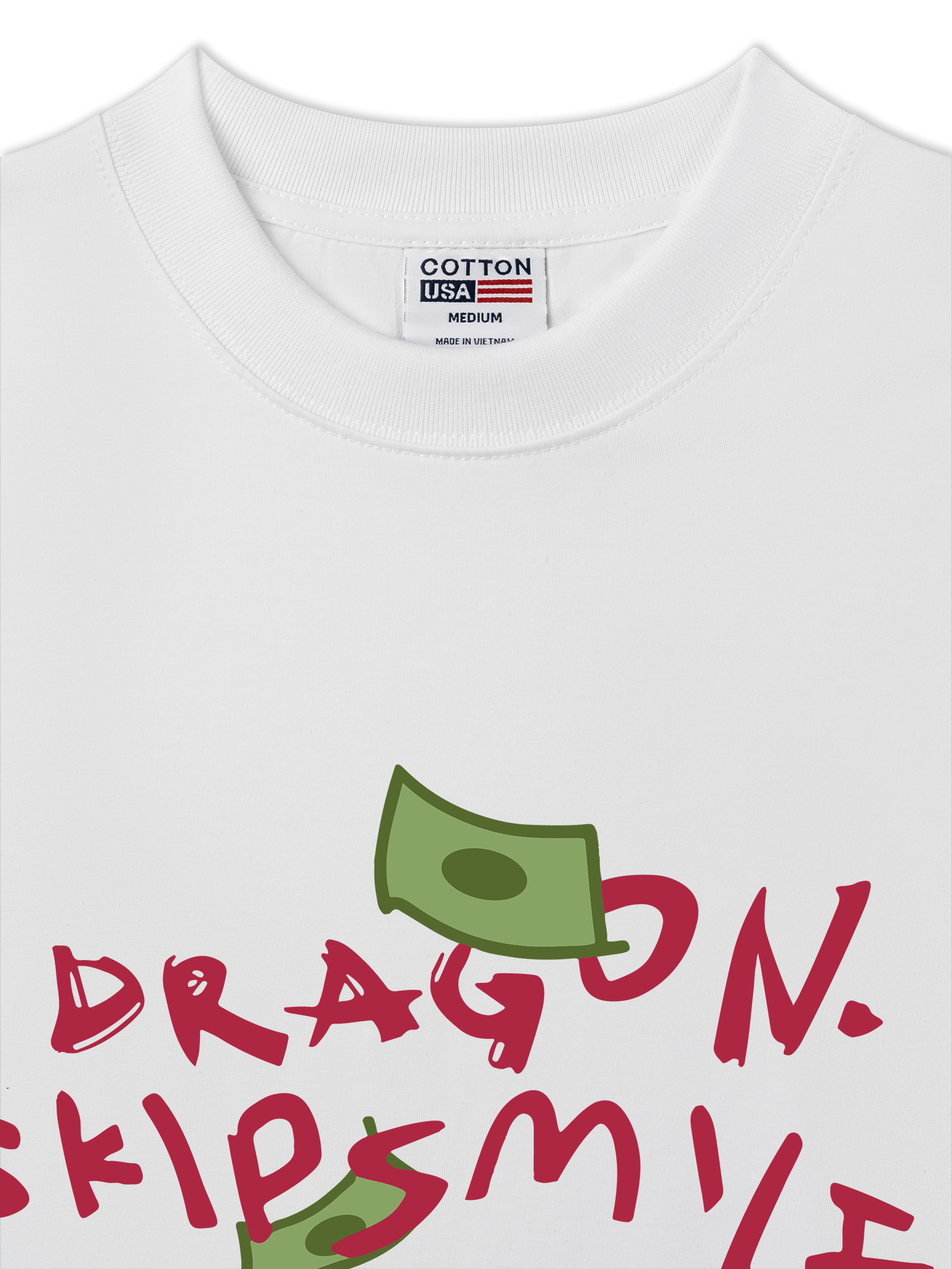 Áo Thun Relaxed Fit Money Dragon Skip Smile