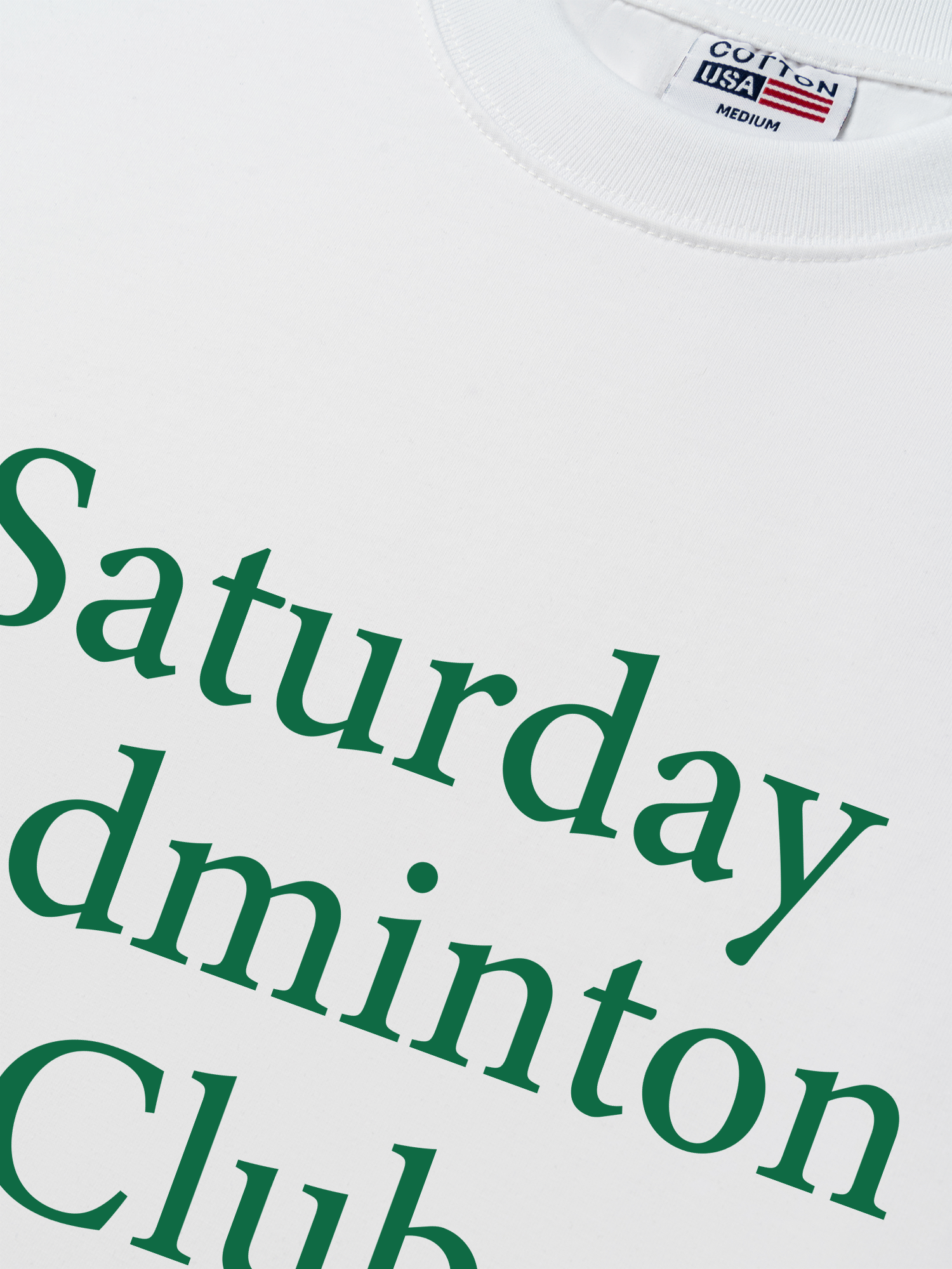 Áo Thun Relaxed Fit Saturday Badminton Club