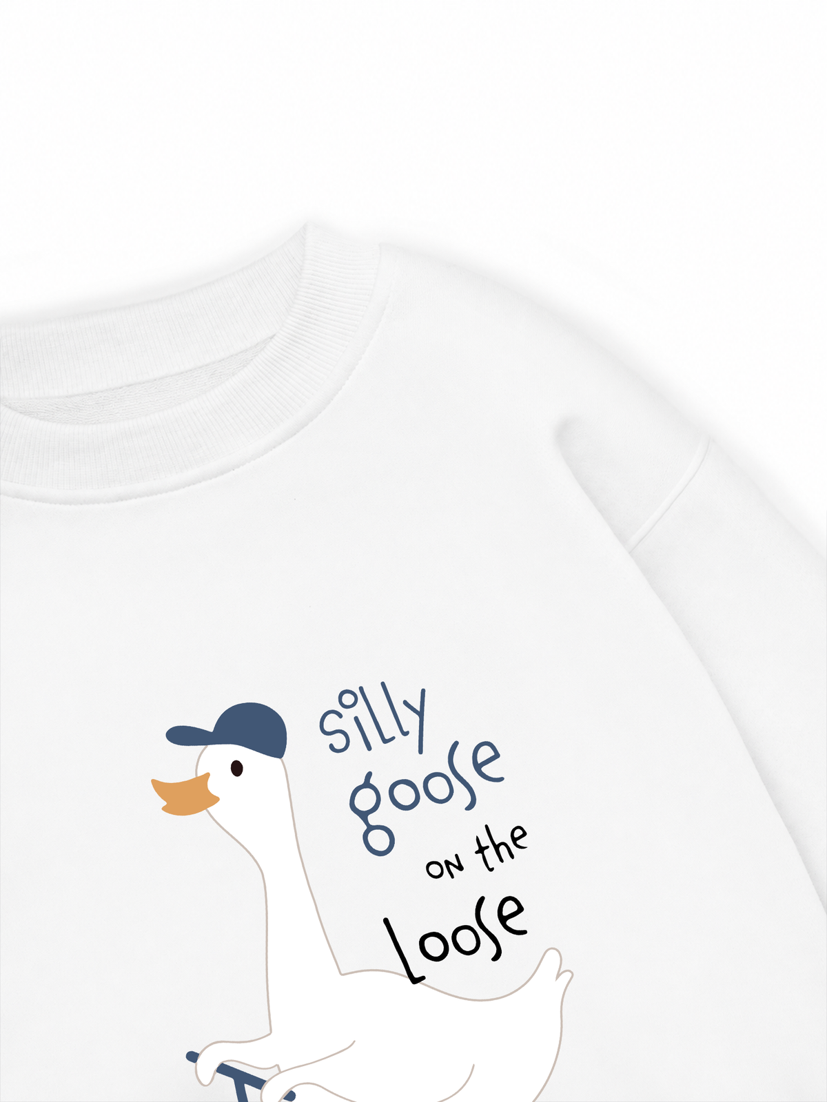 Áo Sweater Nỉ Hai Da Farm Silly Goose On The Loose