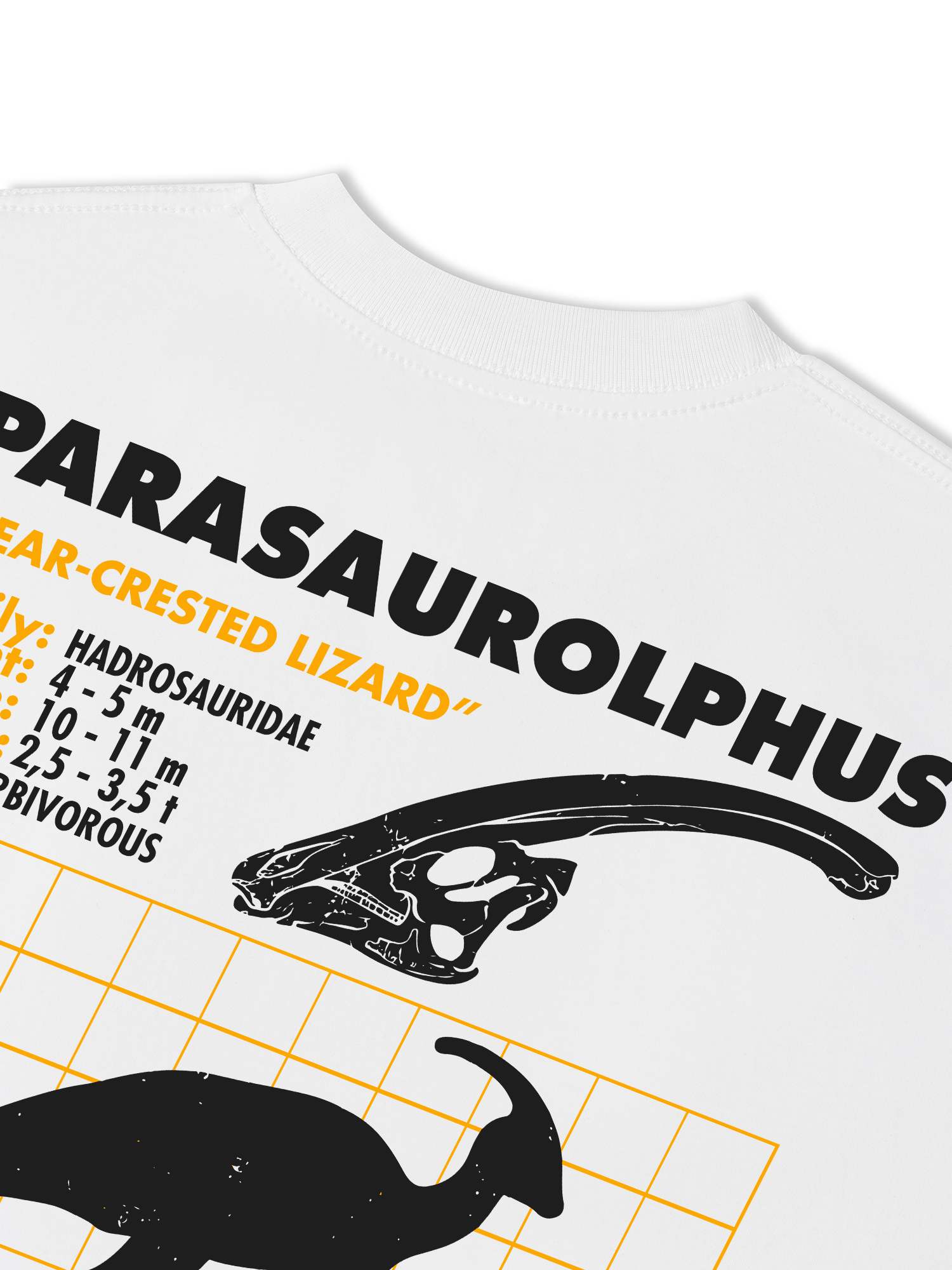 Áo Thun Relaxed Fit Wild Life Analysis Table Parasaurolphus