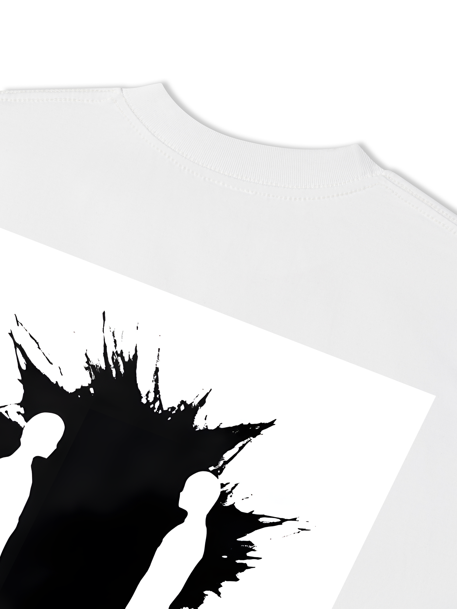 Áo Thun Relaxed Fit Idols Ubermensch Black And White