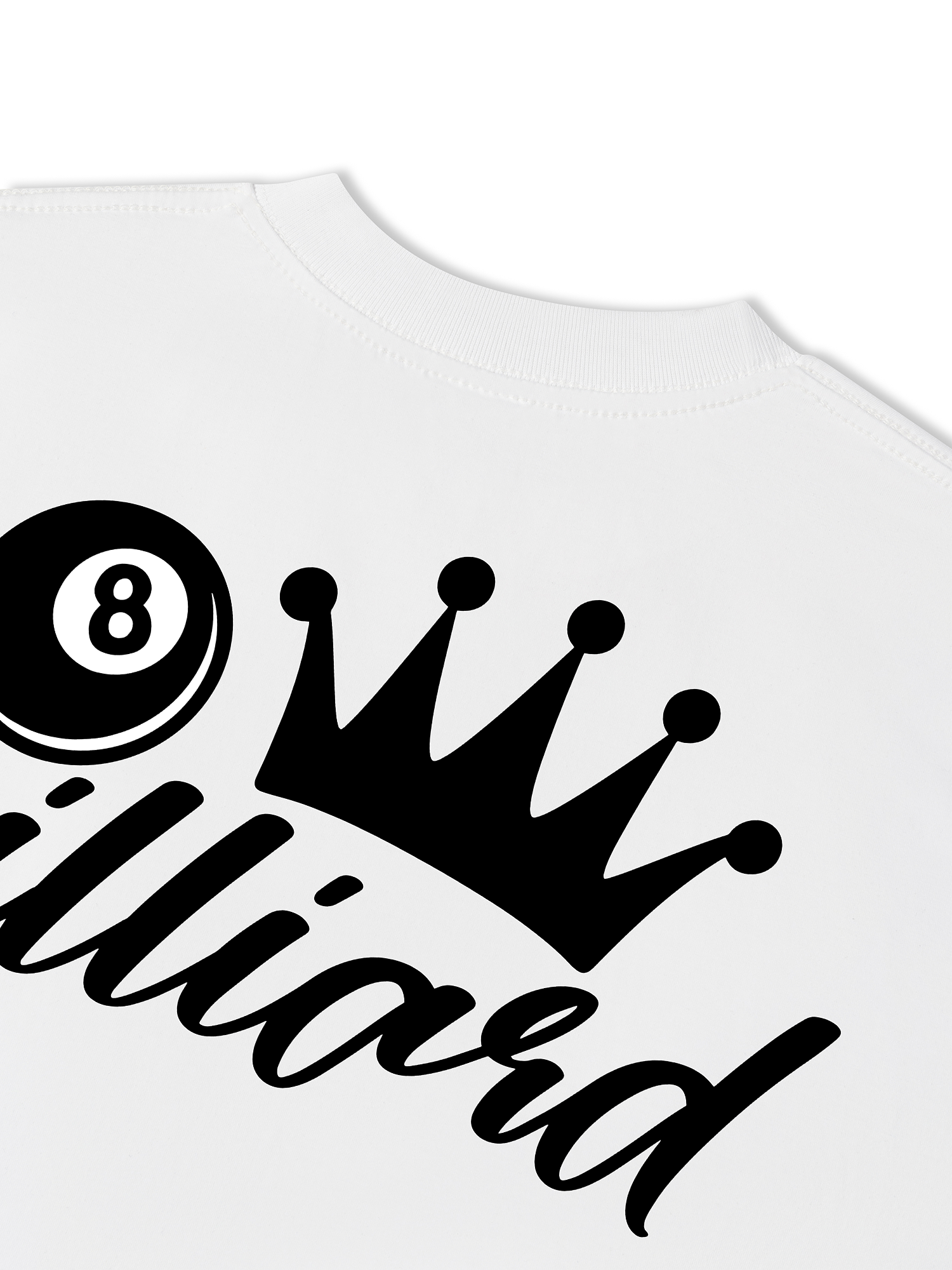 Áo Thun Relaxed Fit Billiards King Black Ball