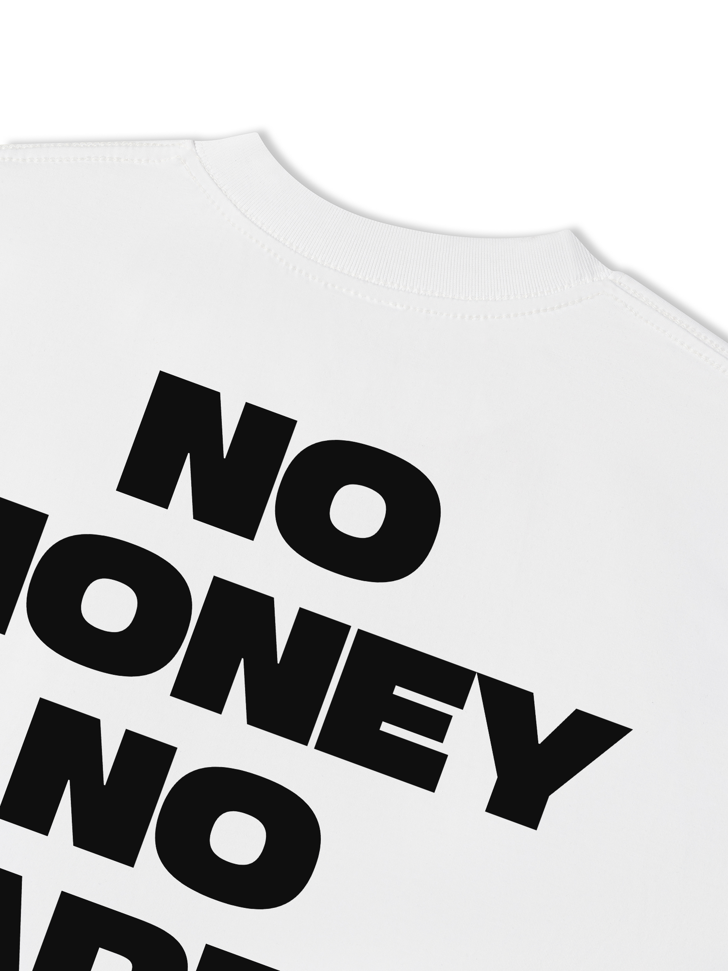 Áo Thun Relaxed Fit Money No Money No Happy