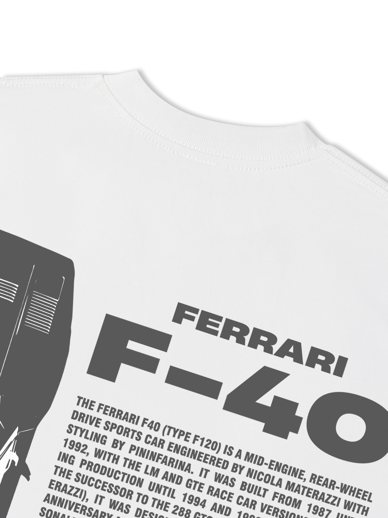 Áo Thun Relaxed Fit Ferrari F-40 Classic