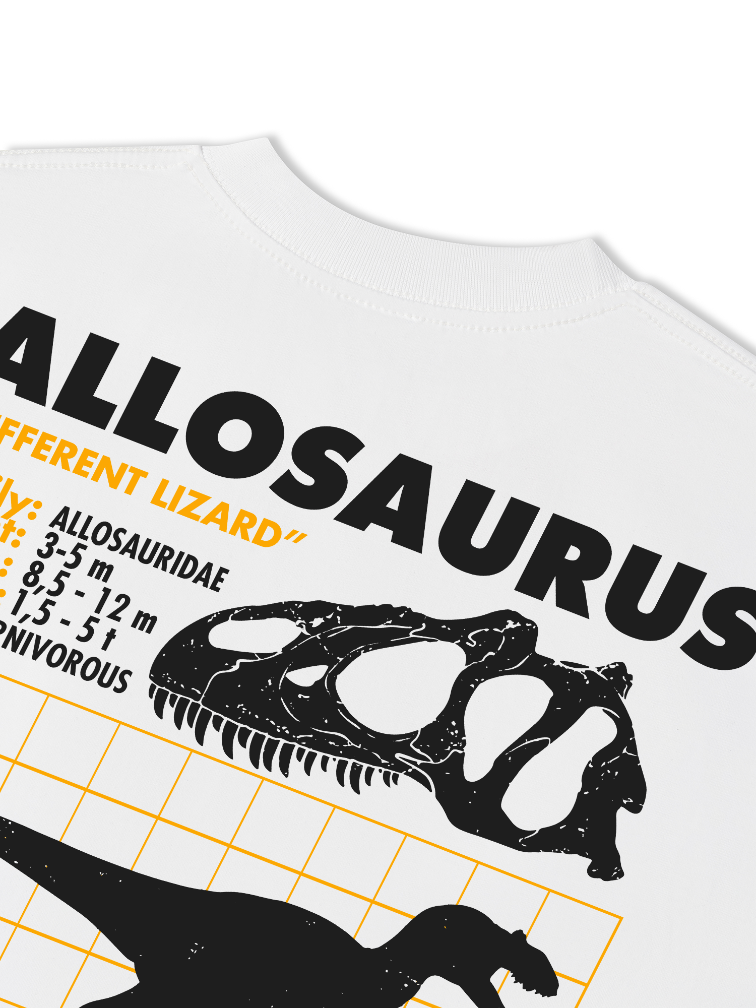 Áo Thun Relaxed Fit Wild Life Analysis Table Allosaurus