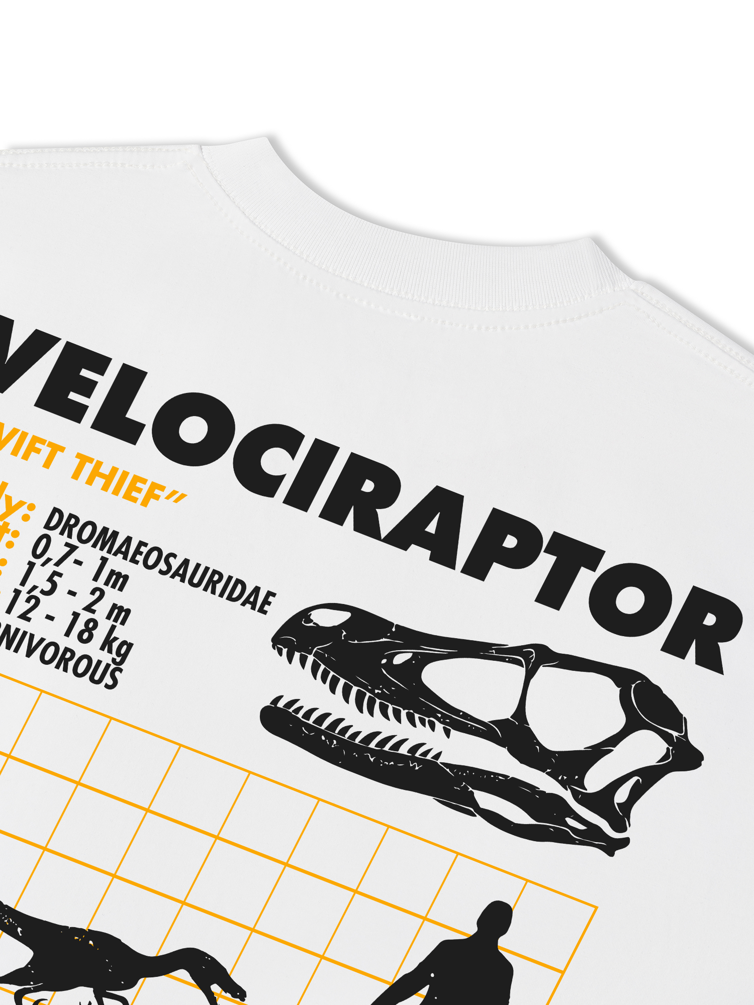 Áo Thun Relaxed Fit Wild Life Analysis Table Velociraptor