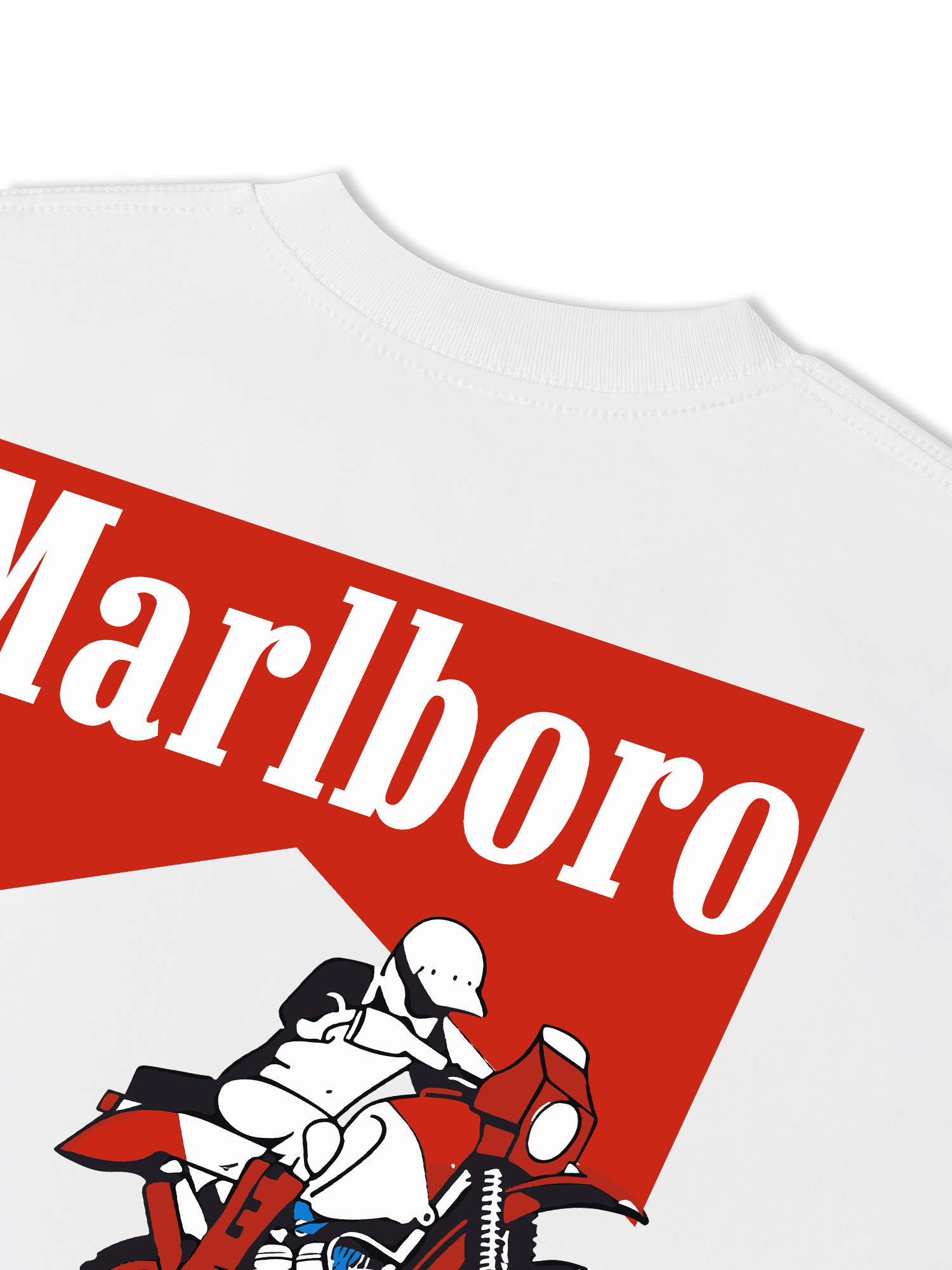 Áo Thun Relaxed Fit Marlboro Paris Dakar 86