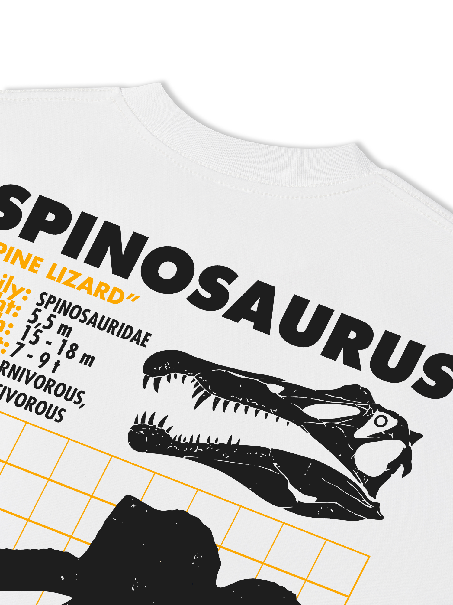 Áo Thun Relaxed Fit Wild Life Analysis Table Spinosaurus