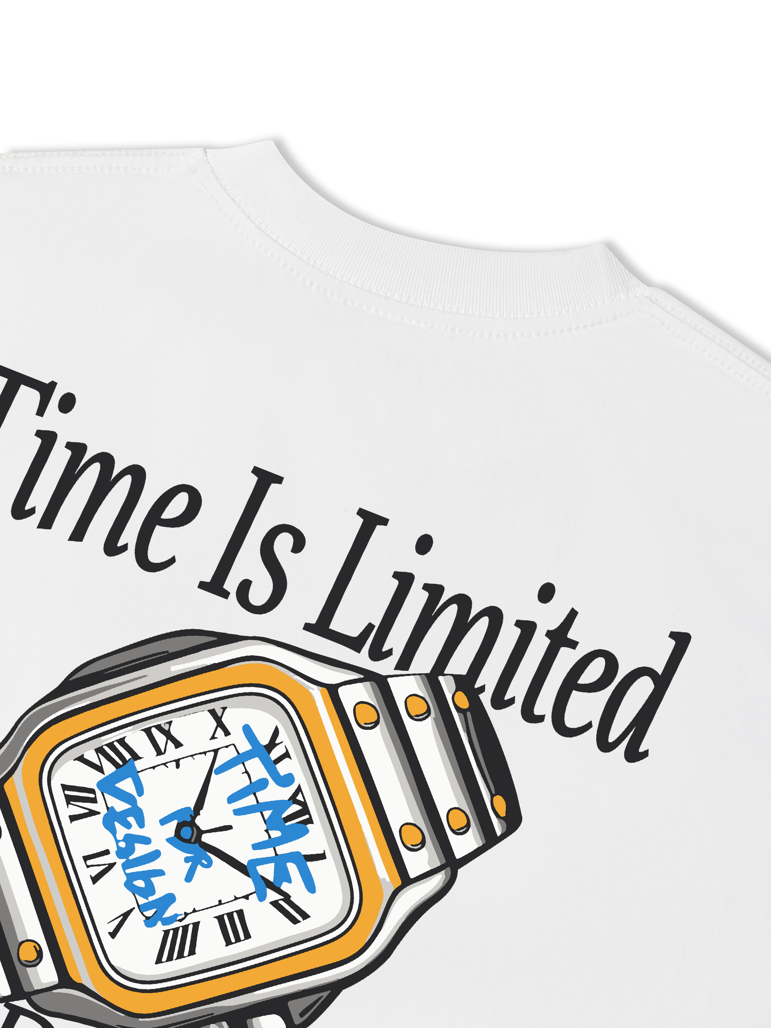 Áo Thun Relaxed Fit Time Is Limited