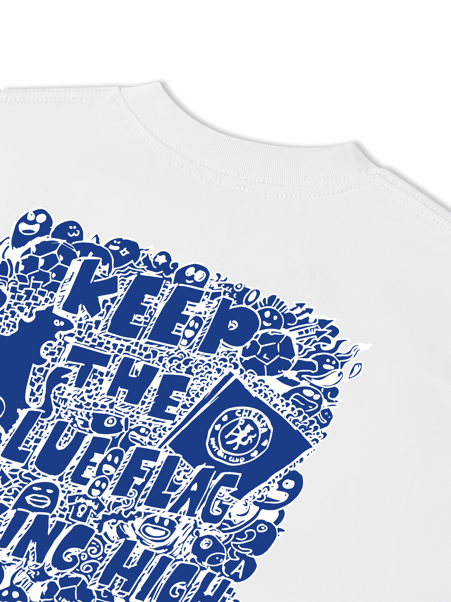 Áo Thun Relaxed Fit Soccer Keep The Blue Flag Flying High