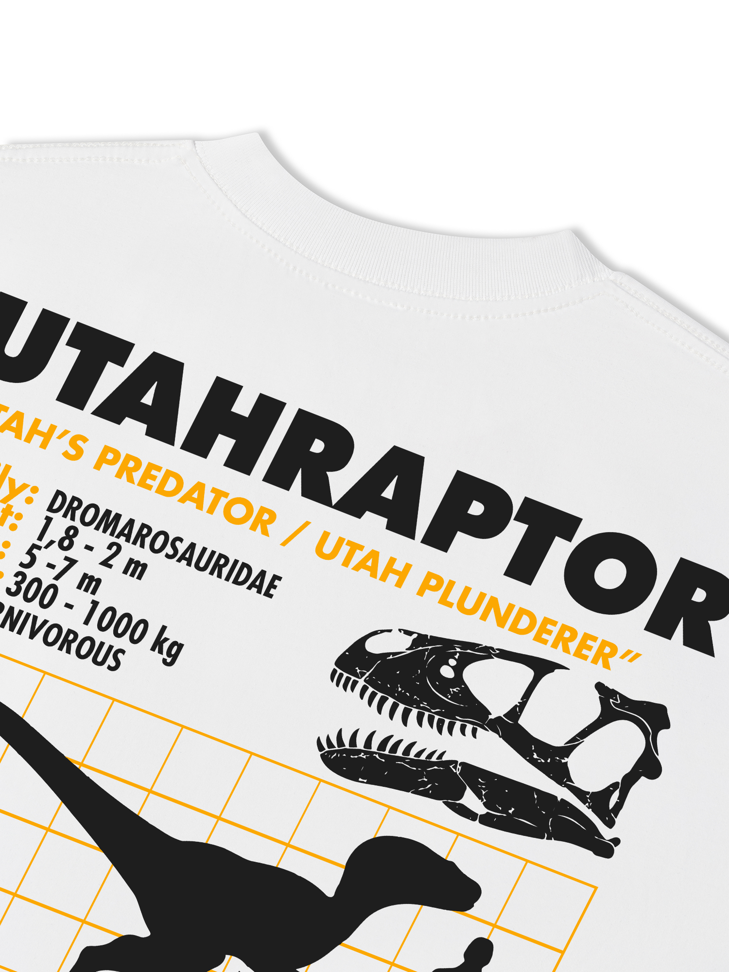 Áo Thun Relaxed Fit Wild Life Analysis Table Utahraptor