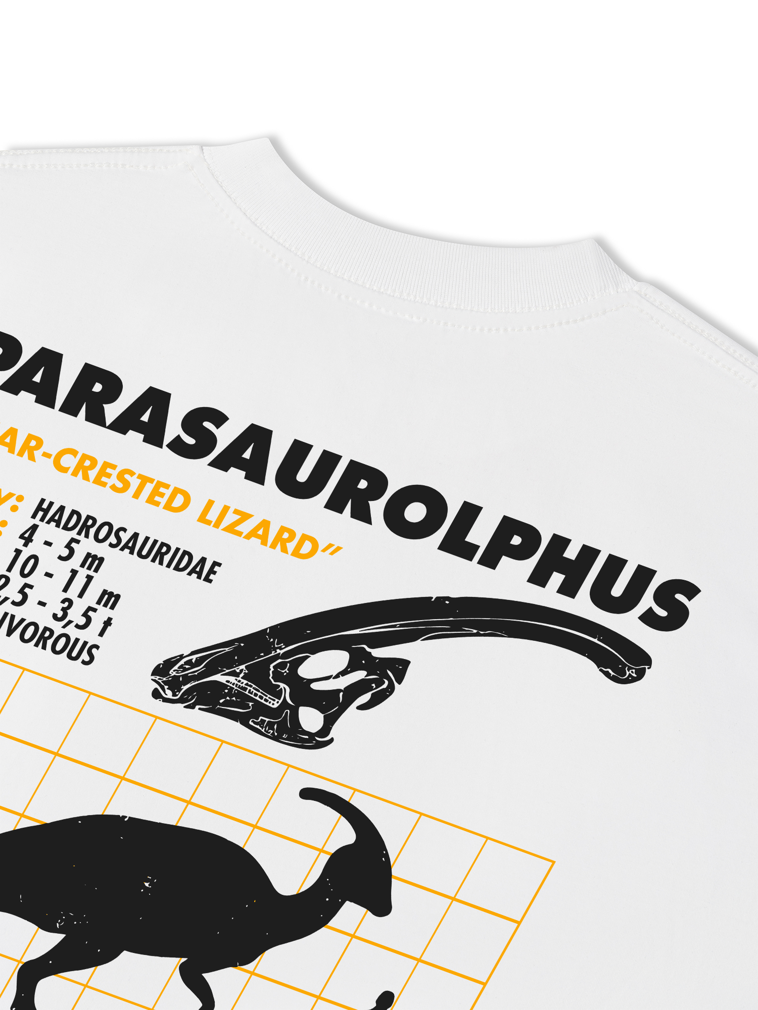 Áo Thun Relaxed Fit Analysis Table Parasaurolphus