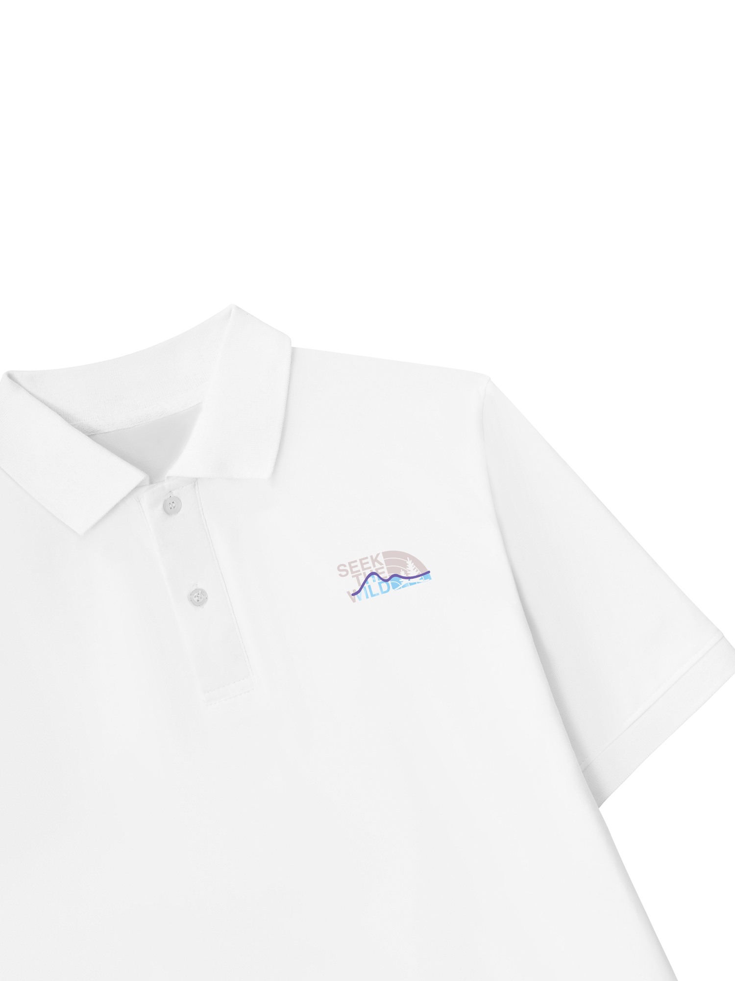 Áo Polo Nữ/ Áo Polo Nam Adventure STW Pastel Skies