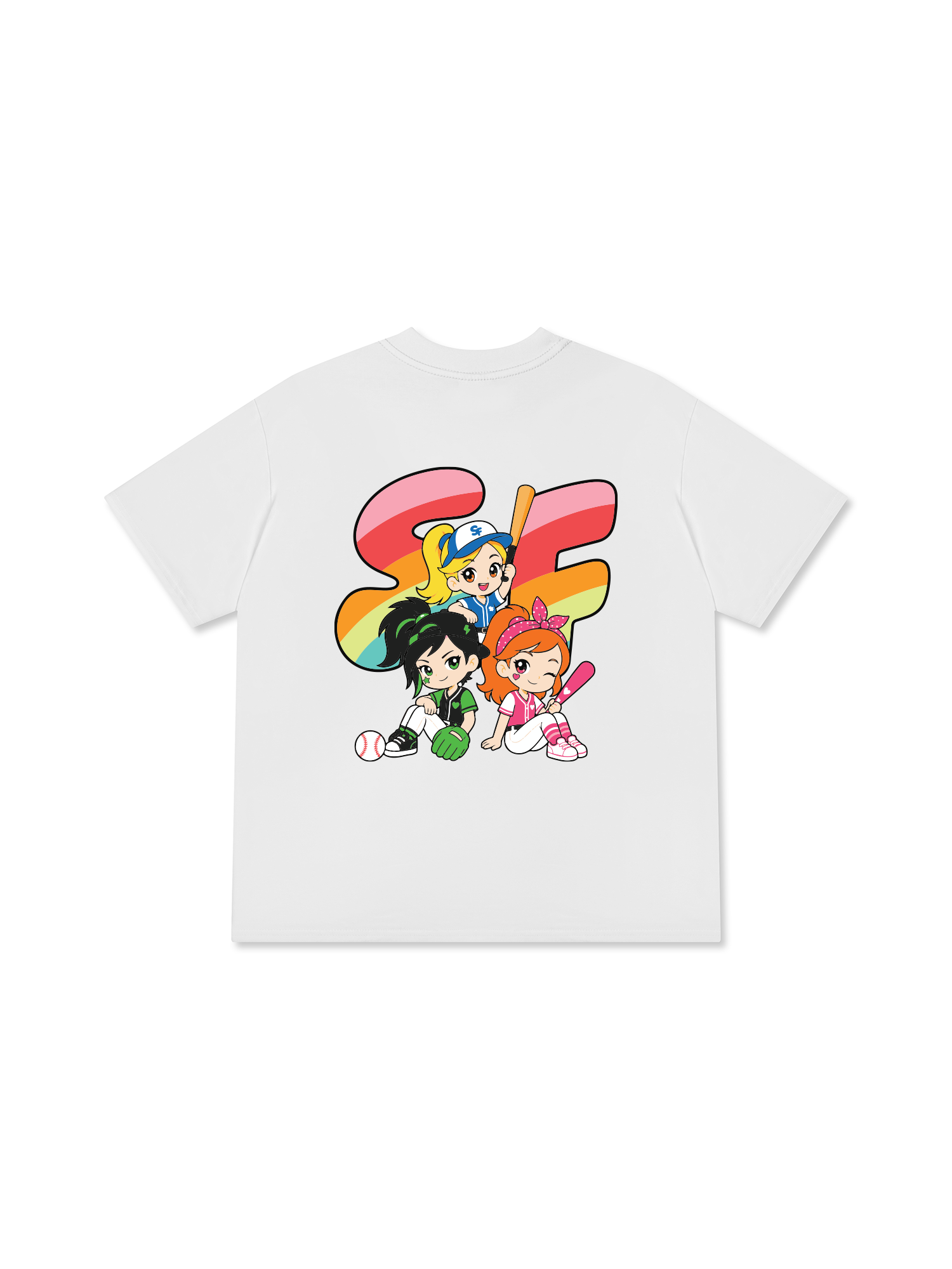 Áo Thun Relaxed Fit Baseball Dream Girls SF