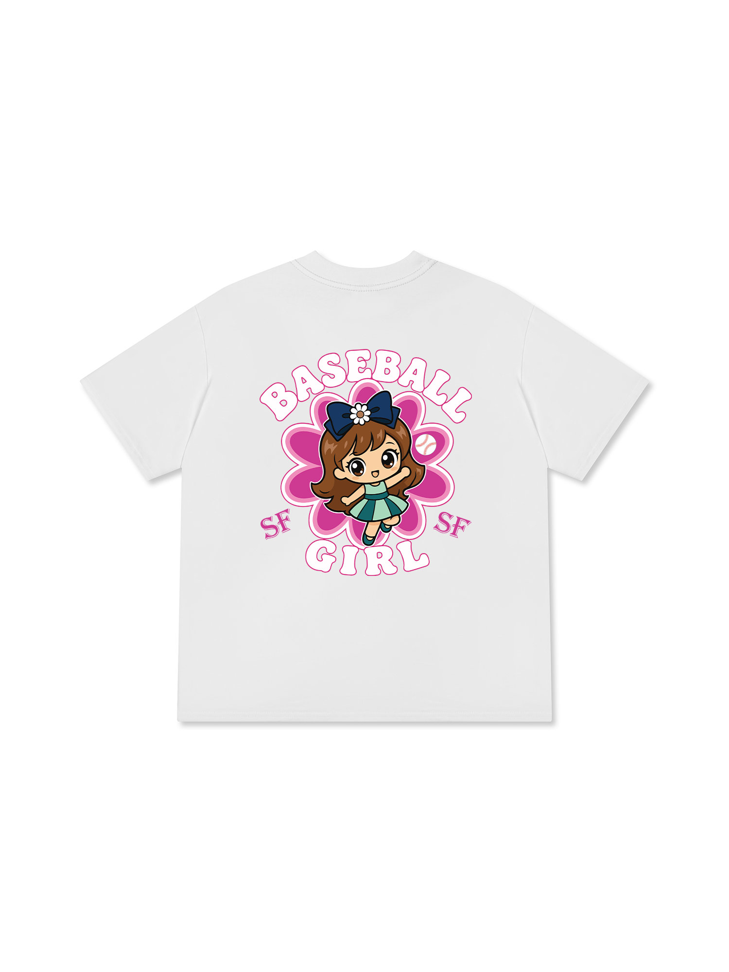 Áo Thun Relaxed Fit Baseball Pink SF