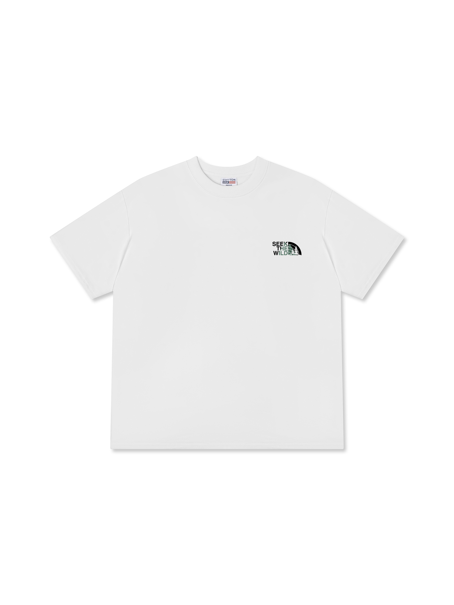 Áo Thun Relaxed Fit Adventure STW Evergreen