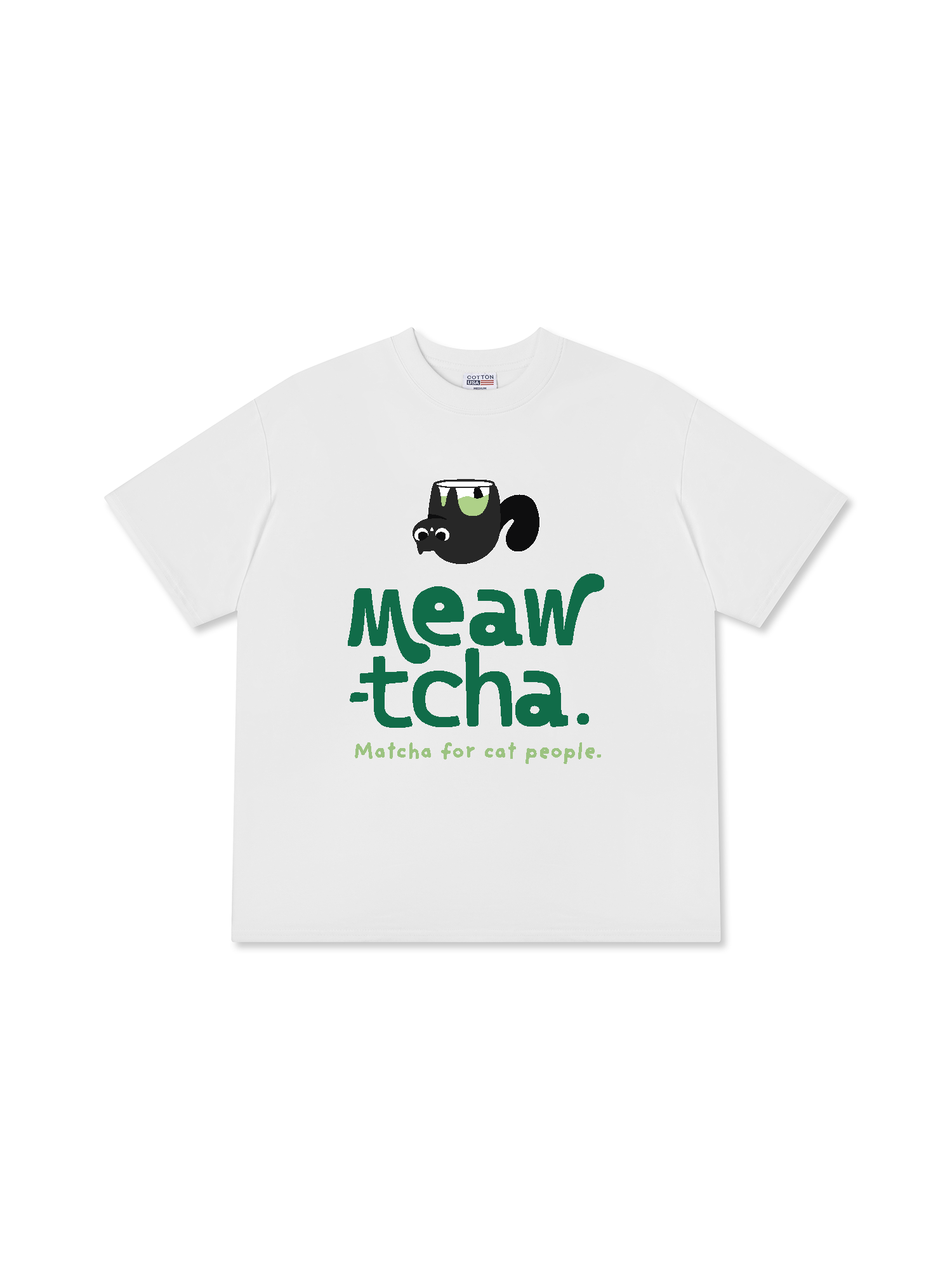 Áo Thun Relaxed Fit Soft Paw Meaw-tcha