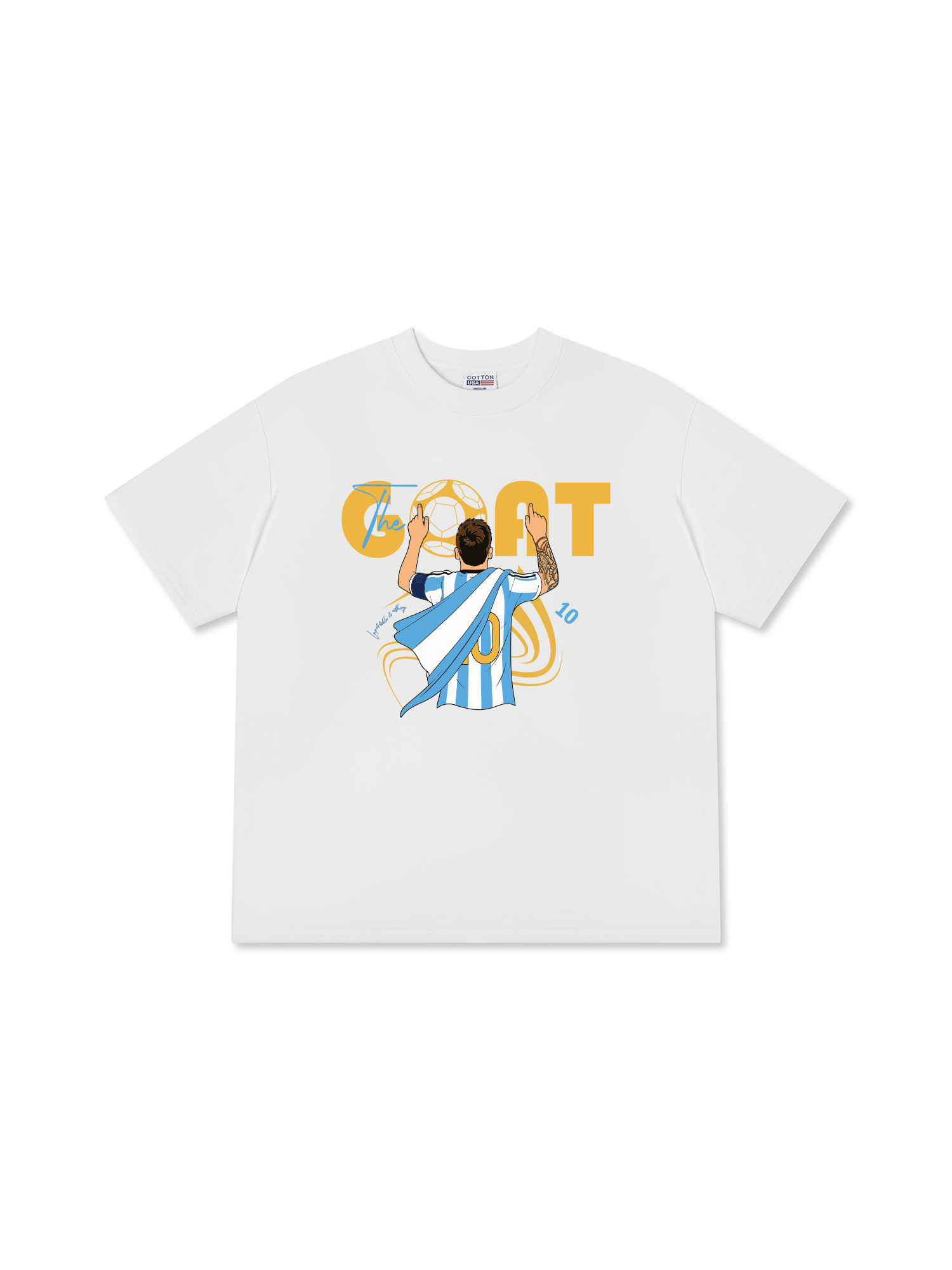 Áo Thun Relaxed Fit The Goat M10 Impossible Is Nothing