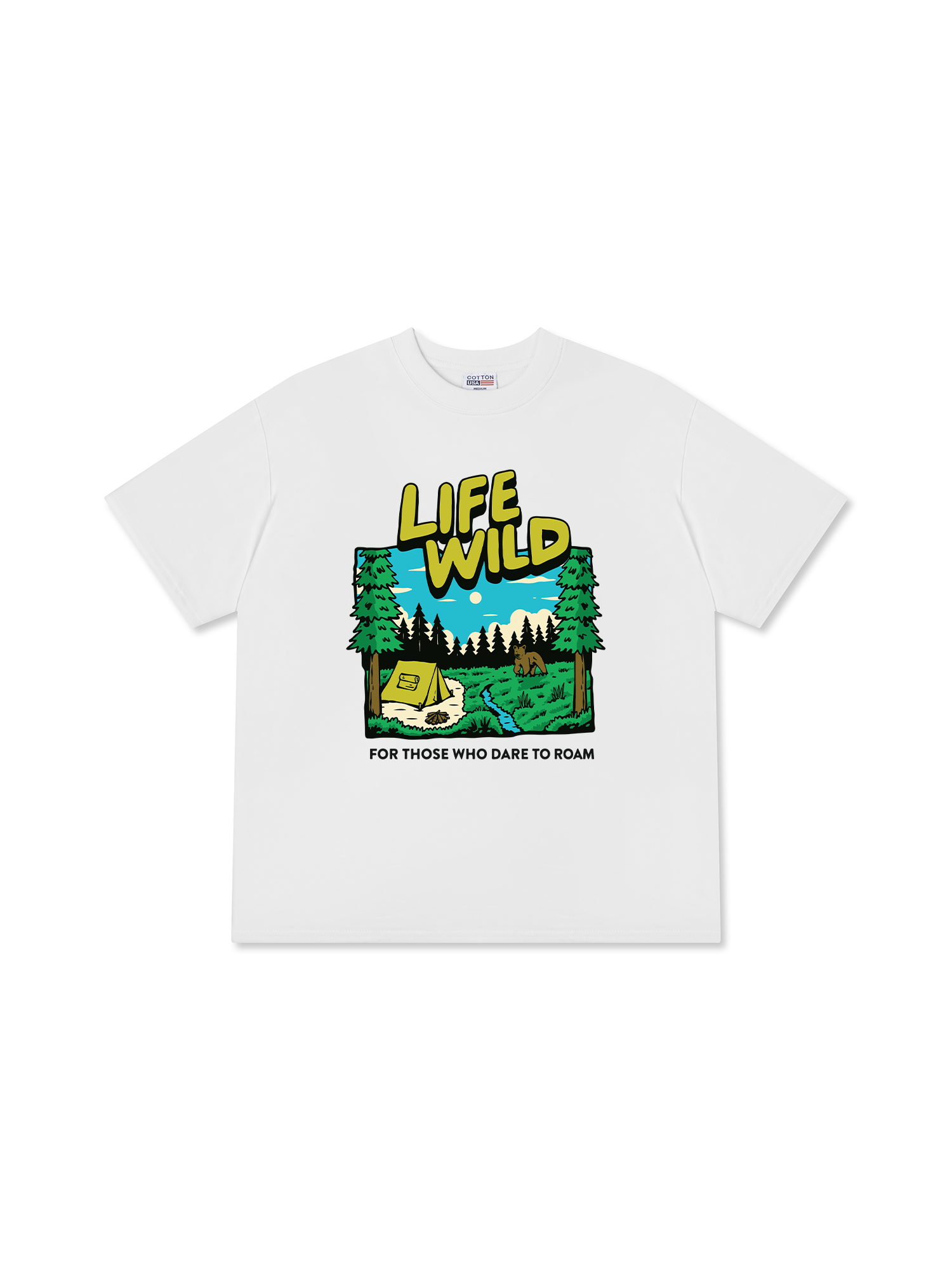Áo Thun Relaxed Fit Adventure Life Wild