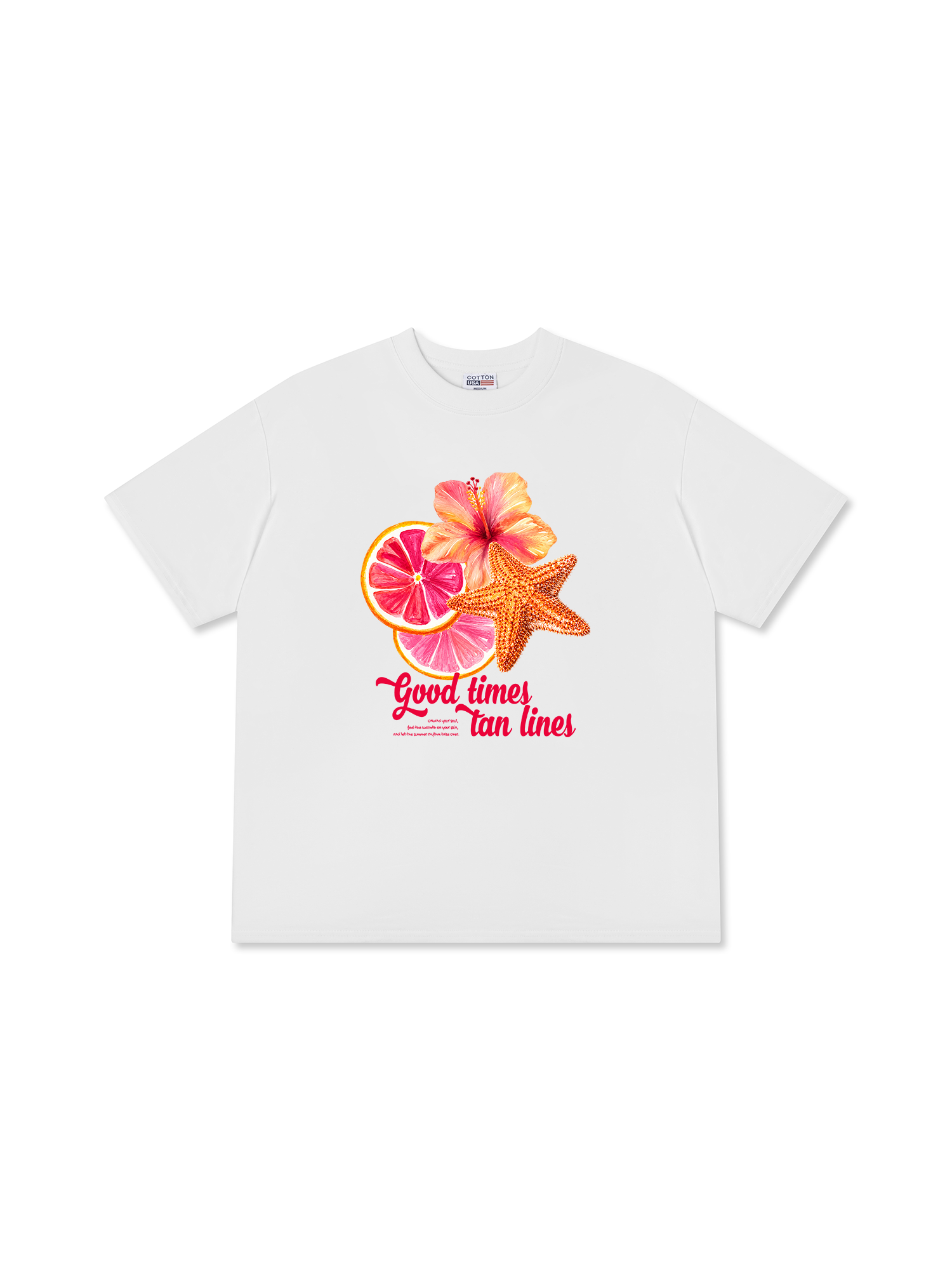 Áo Thun Relaxed Fit Tshirt Tropical Good Time & Tan Lines