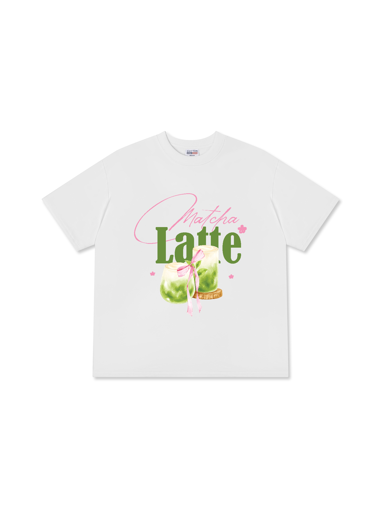 Áo Thun Relaxed Fit Daily Cup Matcha Latte
