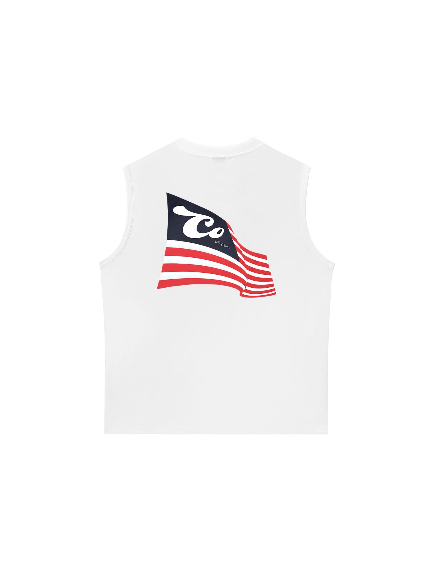 Áo Ba Lỗ Relaxed Fit USA Cotton USA Flag