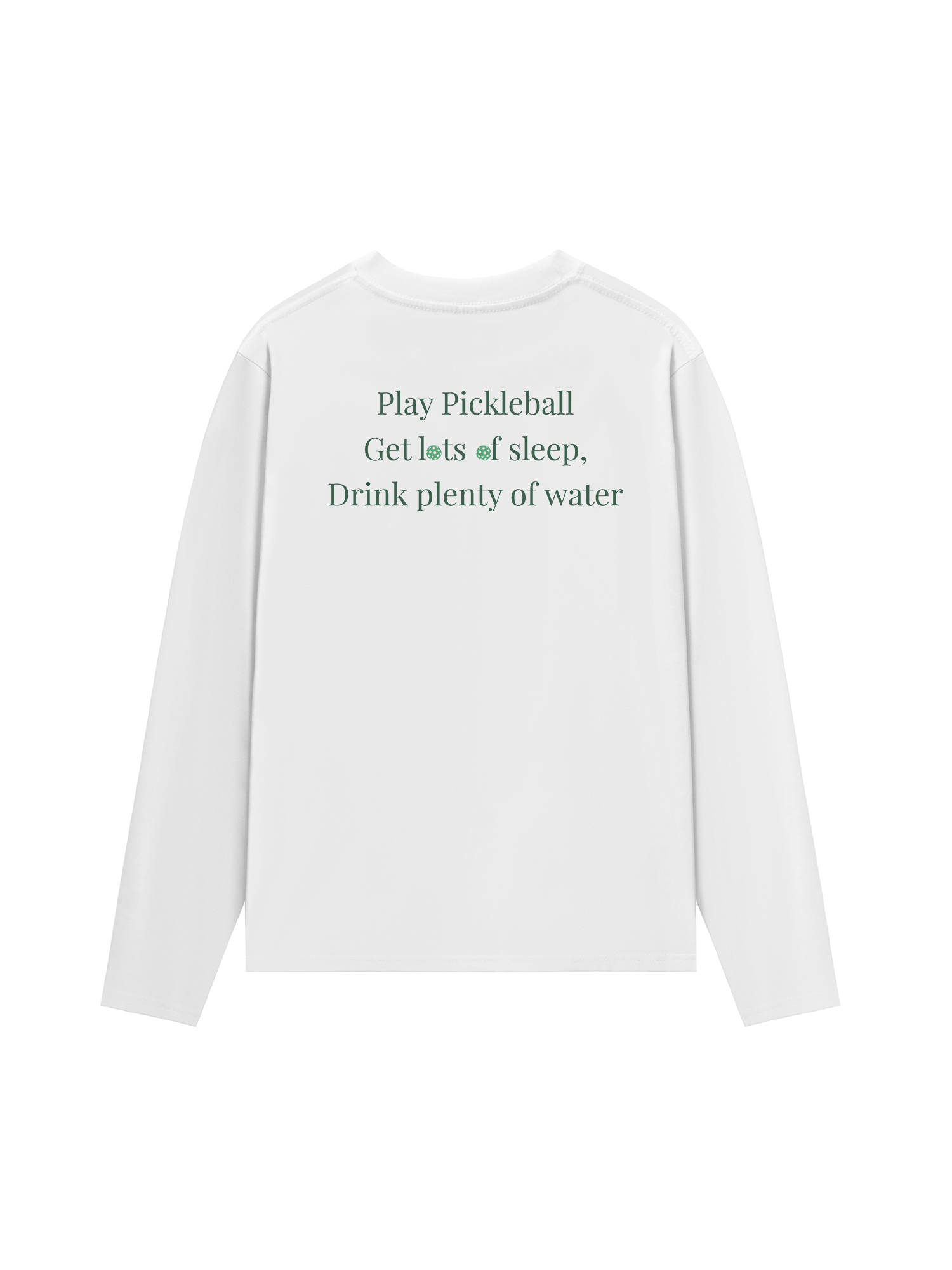 Áo Thun Dài Tay Pickleball Quote