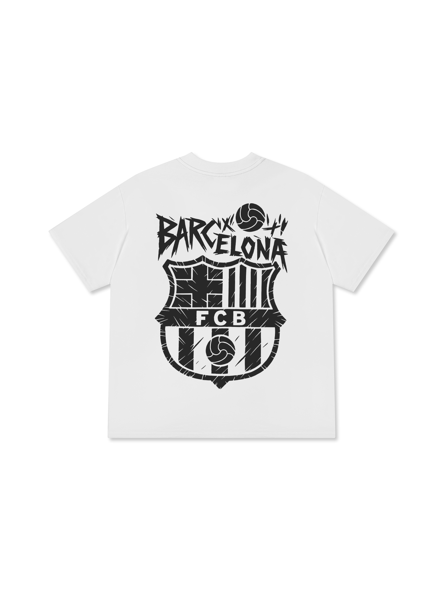Áo Thun Relaxed Fit Soccer Barcelona Wild Style
