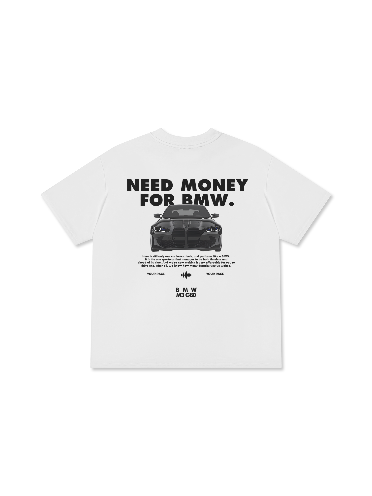 Áo Thun Relaxed Fit BMW M3 G80 Black