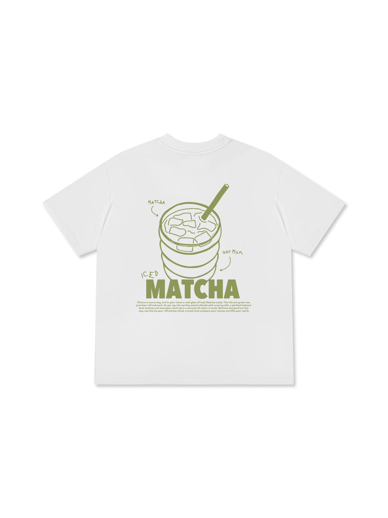 Áo Thun Relaxed Fit Daily Cup Iced Matcha