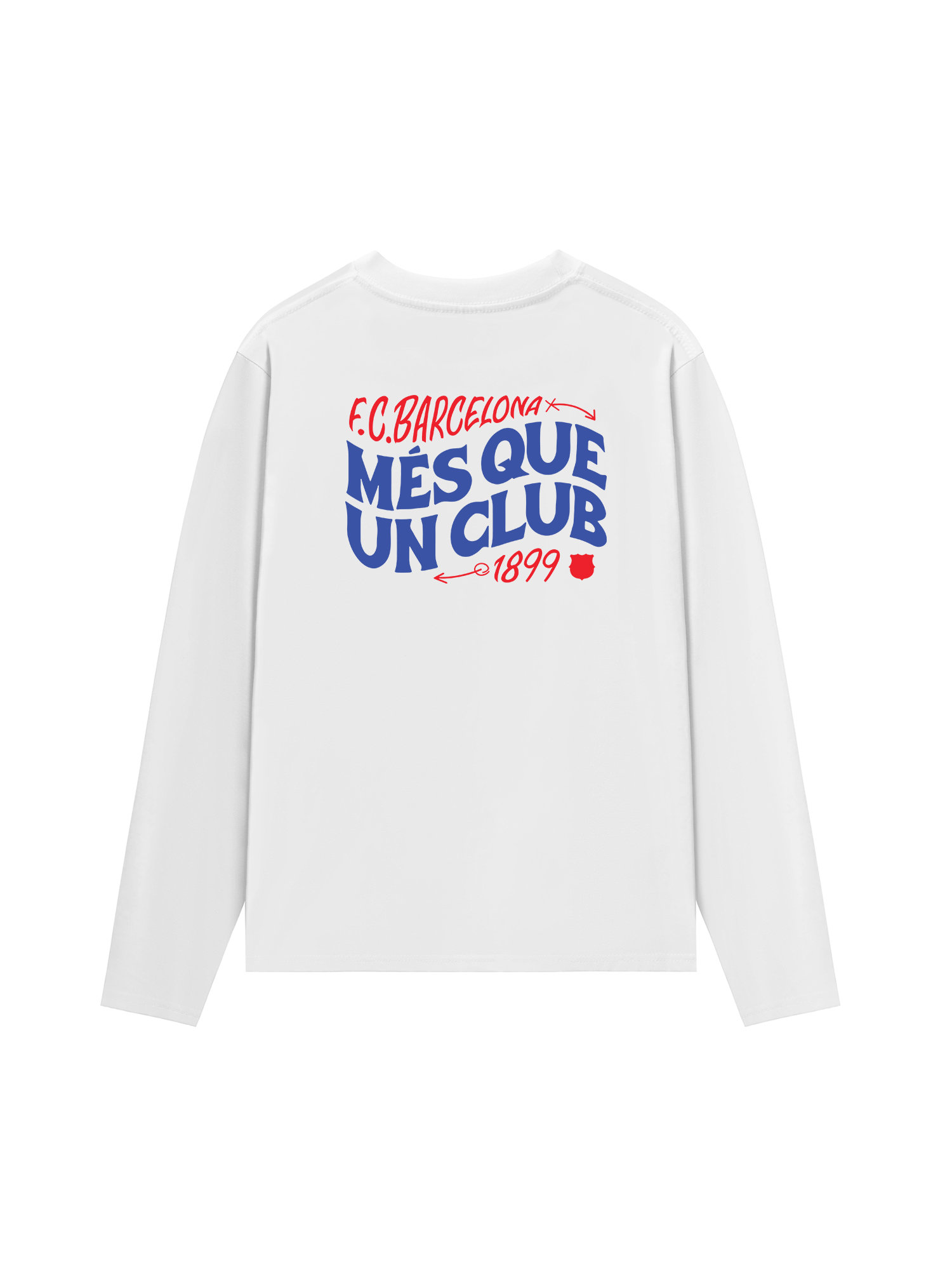 Áo Thun Dài Tay FC BARCELONA MÉS QUE UN CLUB