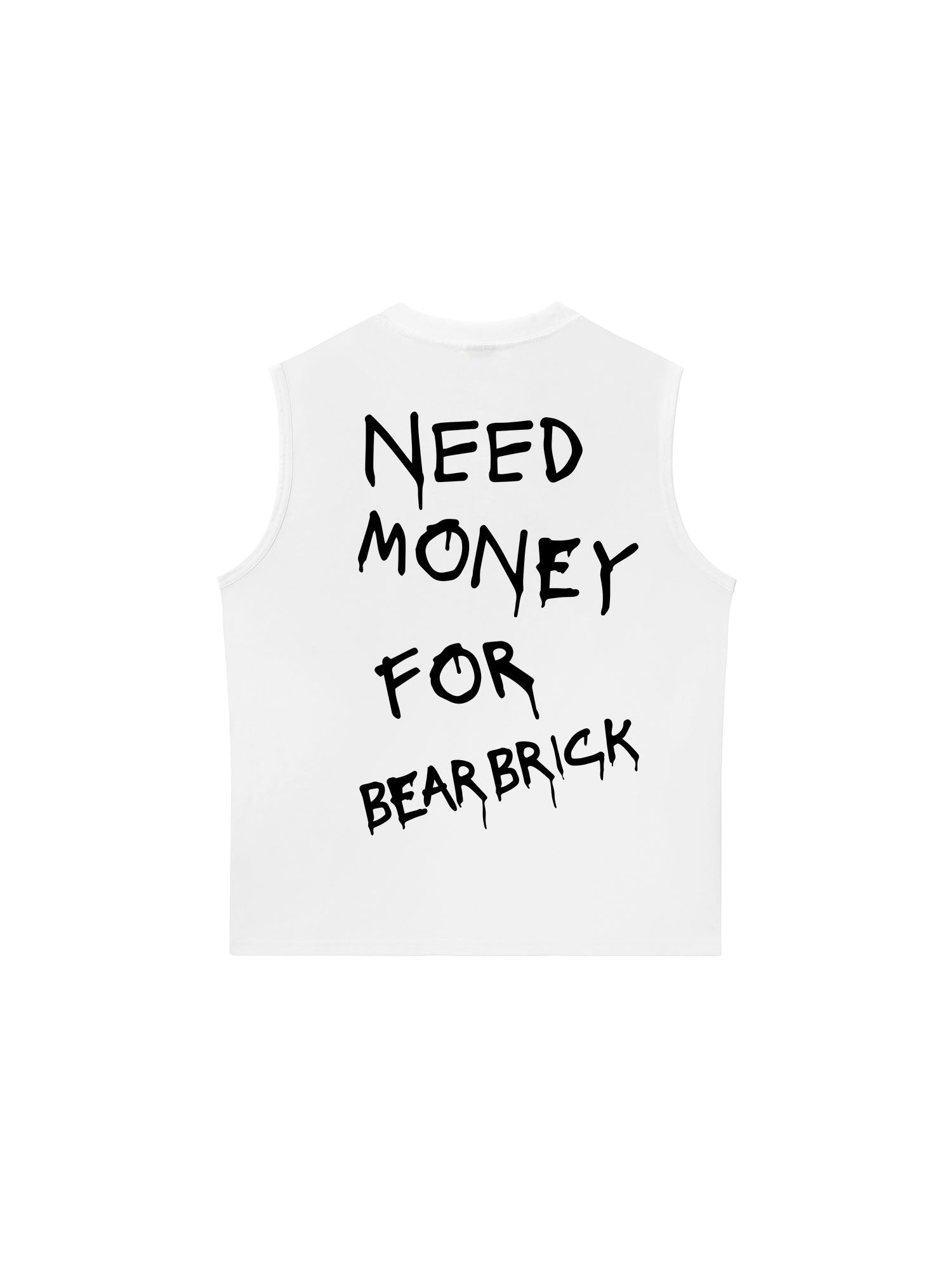 Áo Ba Lỗ Relaxed Fit Need Money For Bearbrick