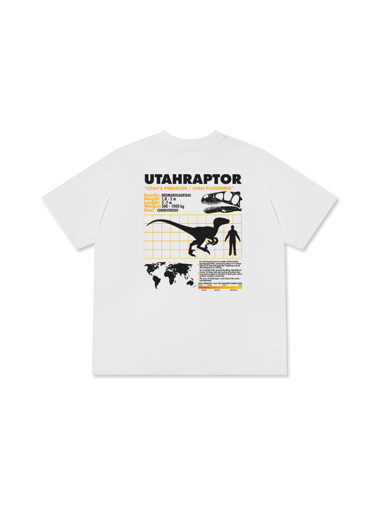 Áo Thun Relaxed Fit Analysis Table Utahraptor