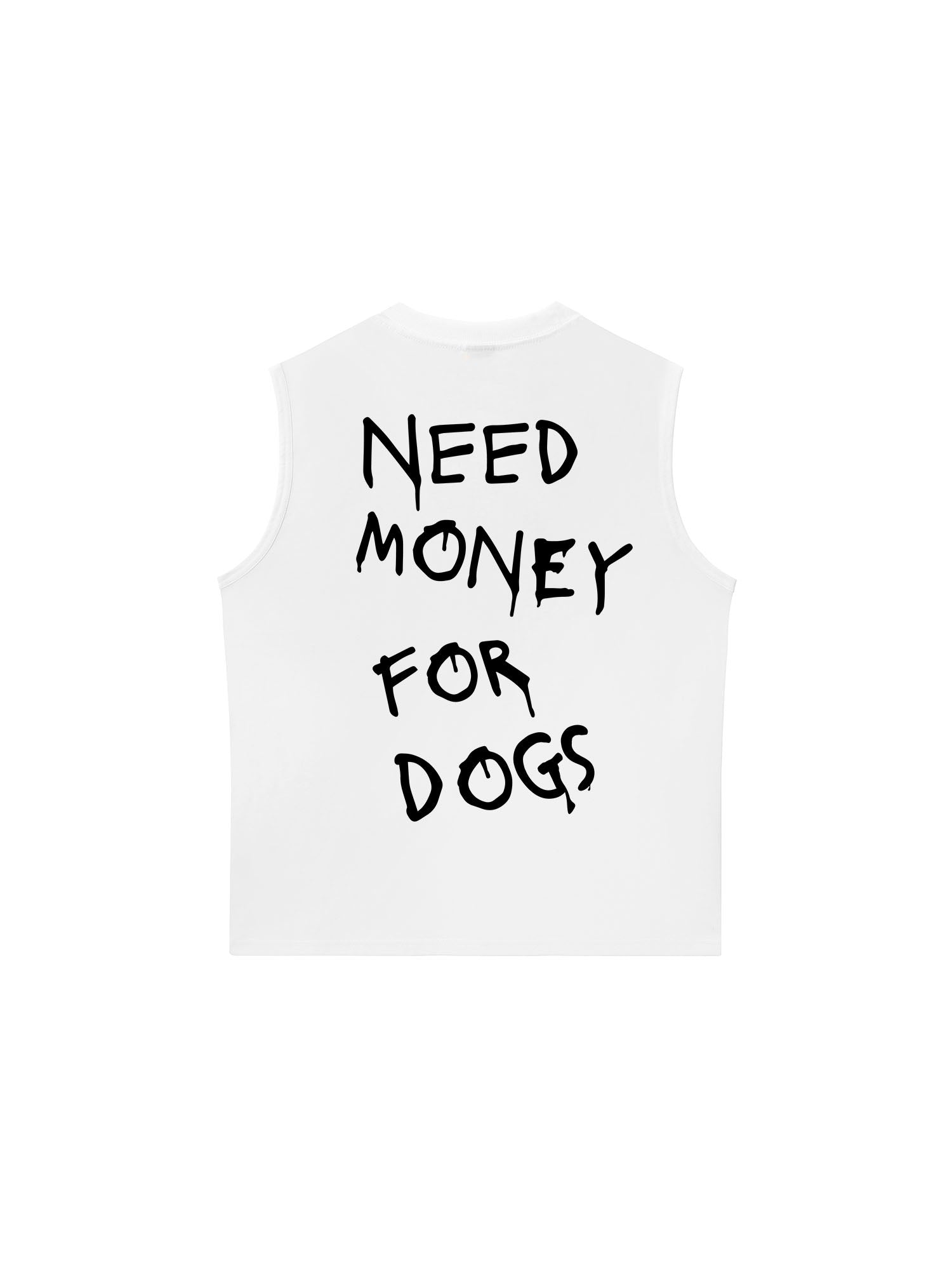 Áo Ba Lỗ Relaxed Fit Need Money For Dogs