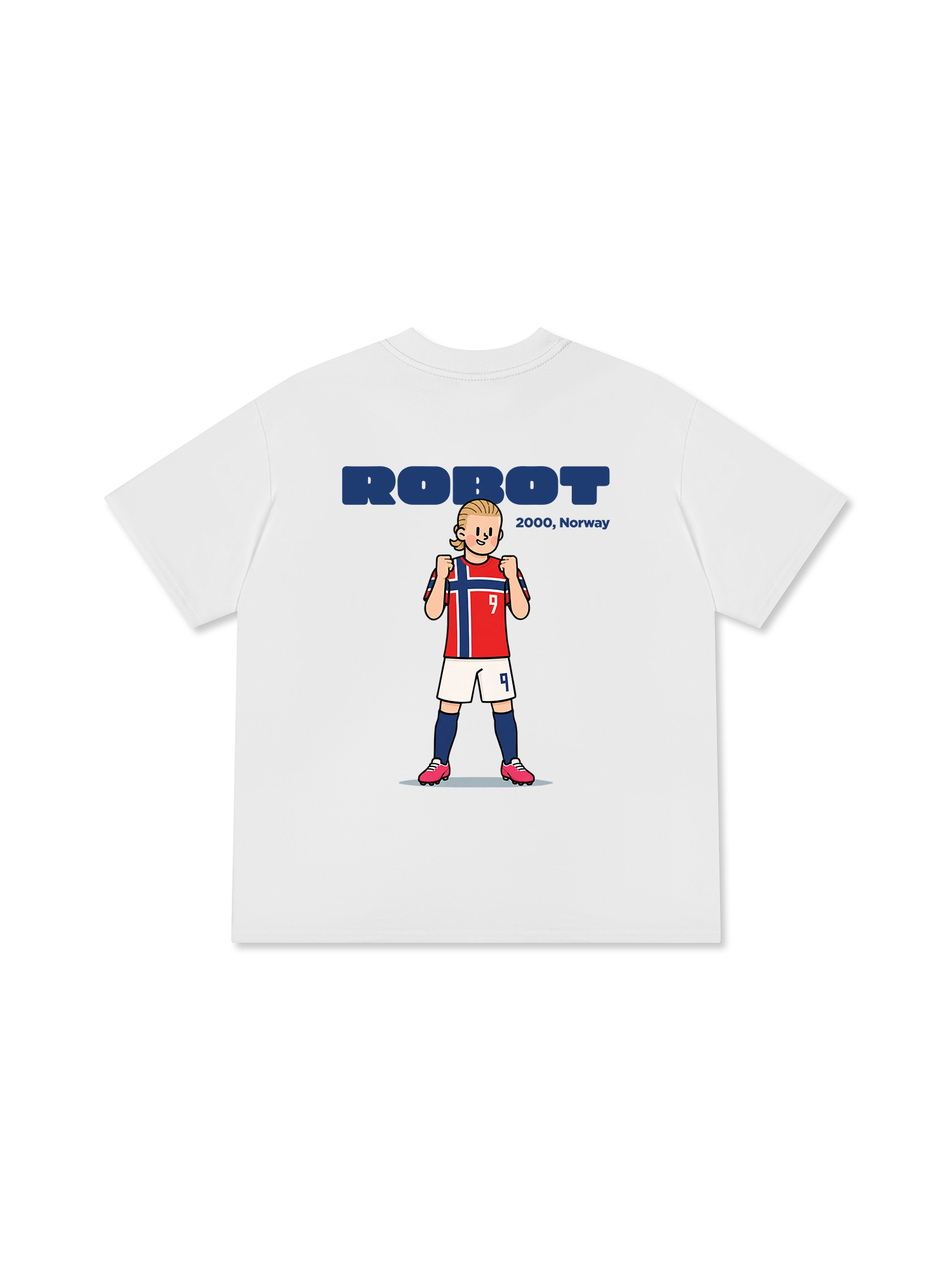 Áo Thun Relaxed Fit Soccer 9 Robot