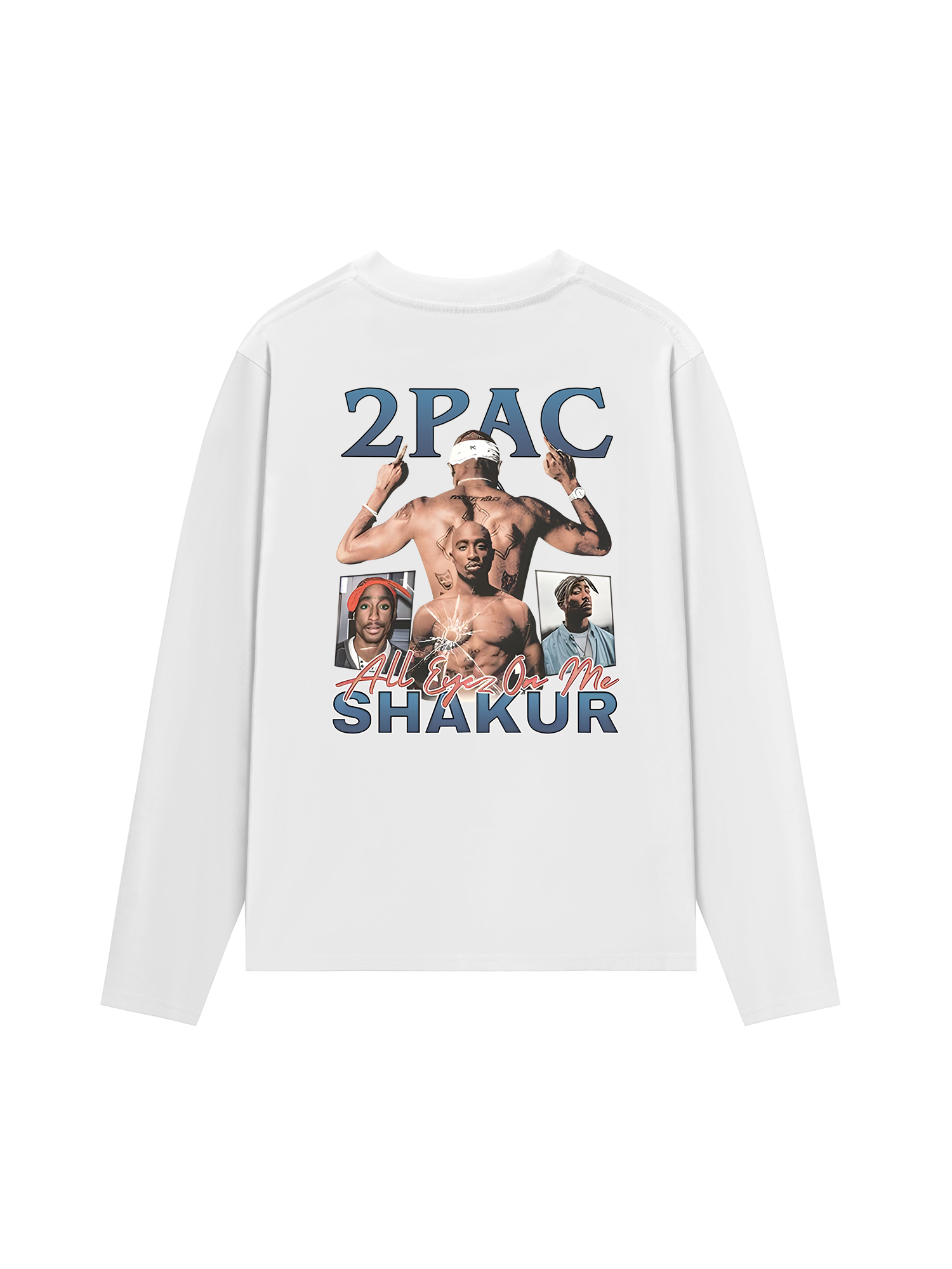 Áo Thun Dài Tay Rapper 2Pac All Eyes On Me